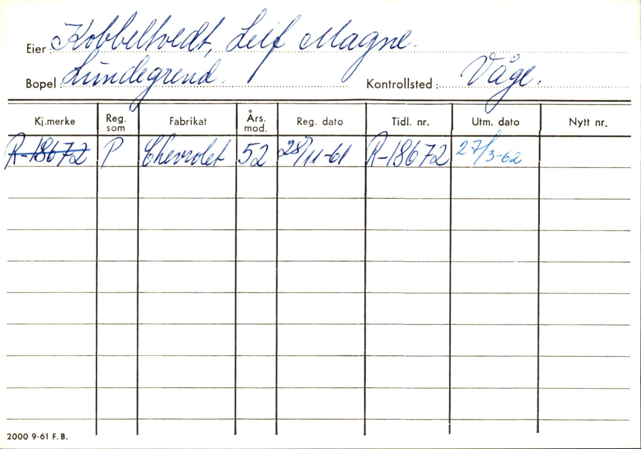 Statens vegvesen, Hordaland vegkontor, AV/SAB-A-5201/2/Ha/L0030: R-eierkort K, 1920-1971, p. 18