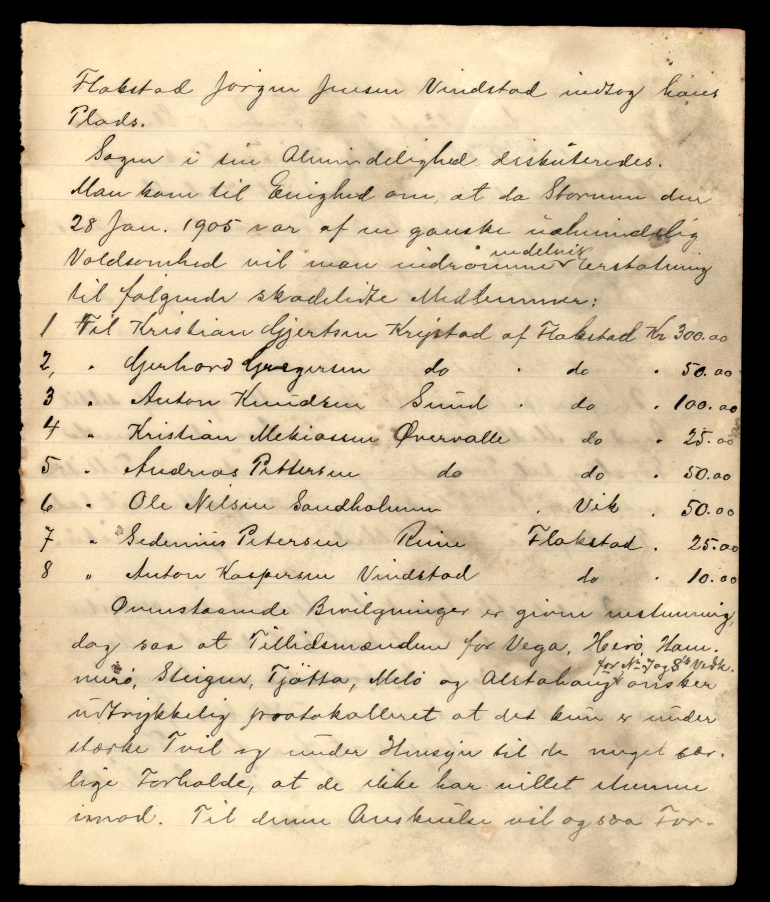 Oppsynssjefen ved Lofotfisket, AV/SAT-A-6224/D/L0178: Lofotfiskernes Selvhjelpskasse, 1880-1906, p. 2019