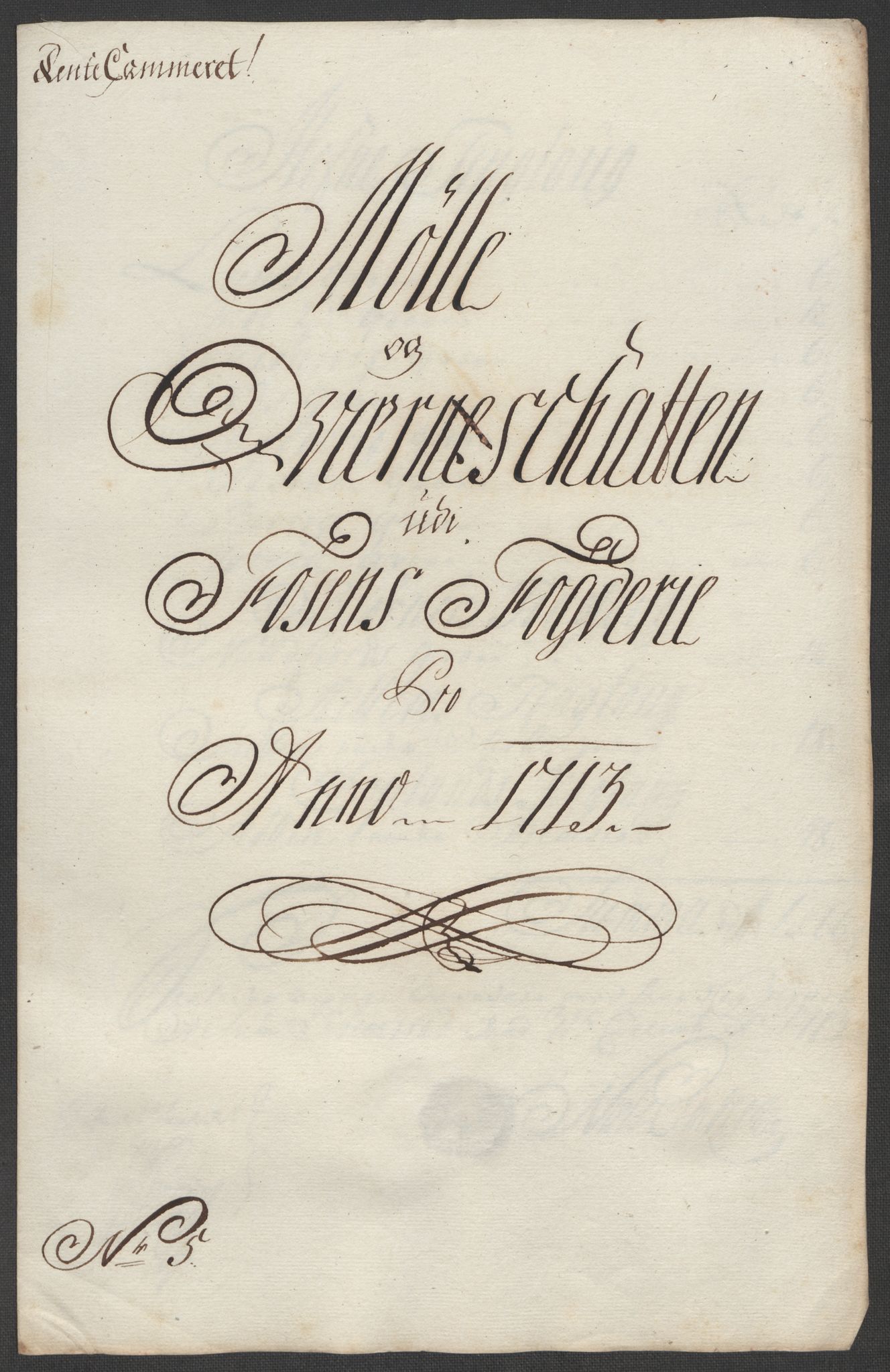 Rentekammeret inntil 1814, Reviderte regnskaper, Fogderegnskap, AV/RA-EA-4092/R57/L3861: Fogderegnskap Fosen, 1712-1713, p. 346