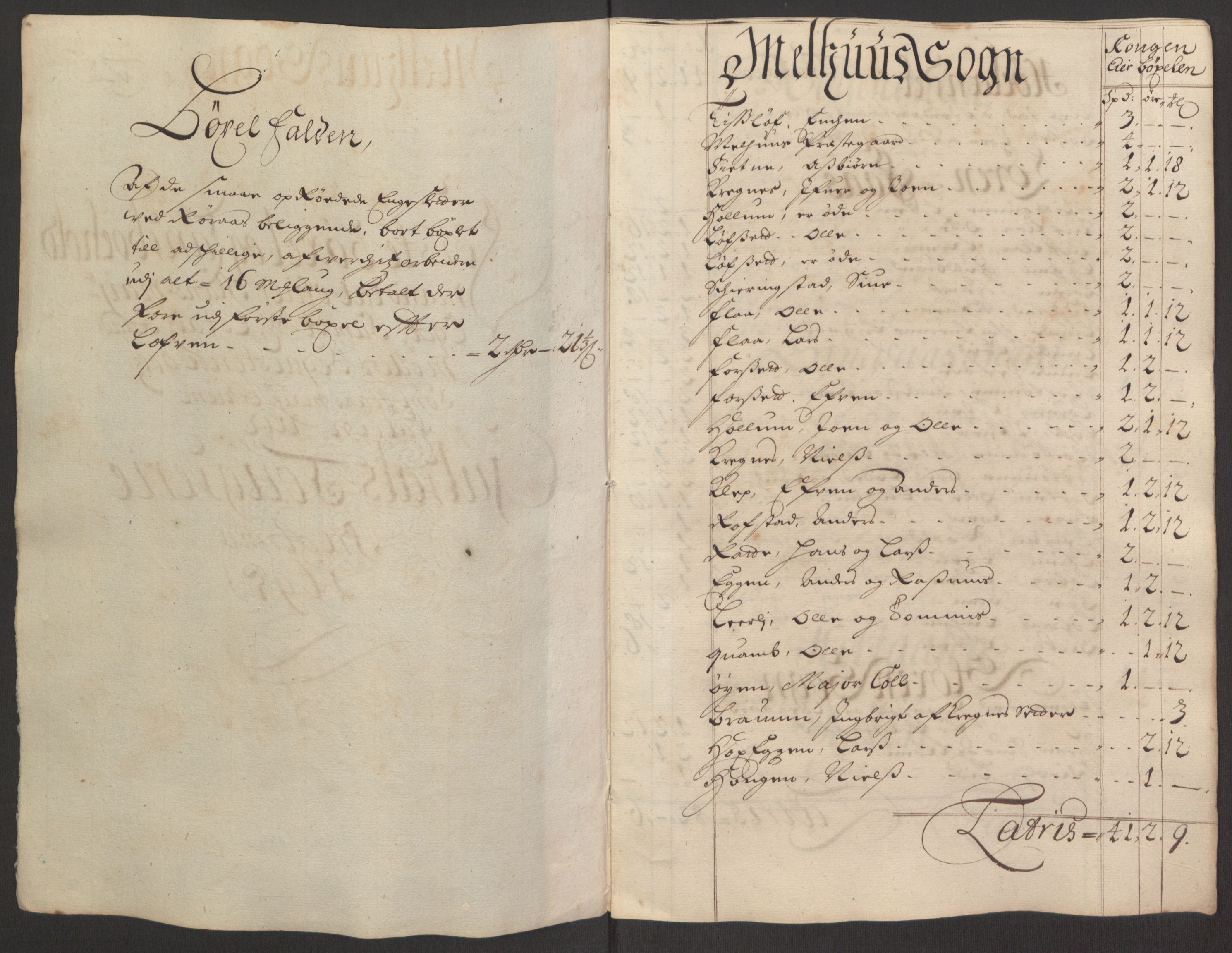 Rentekammeret inntil 1814, Reviderte regnskaper, Fogderegnskap, RA/EA-4092/R60/L3945: Fogderegnskap Orkdal og Gauldal, 1695, p. 372