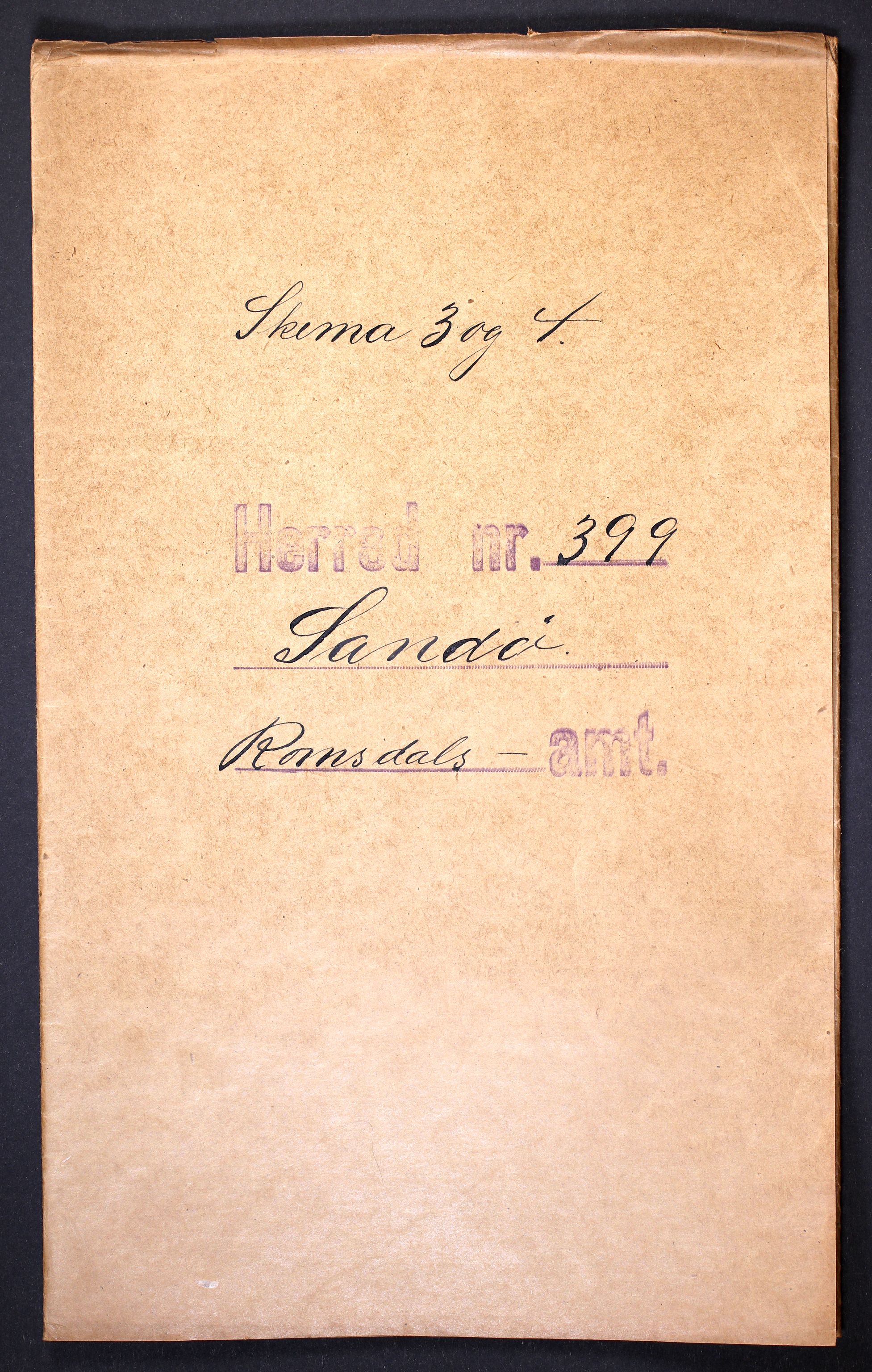 RA, 1910 census for Sandøy, 1910, p. 1