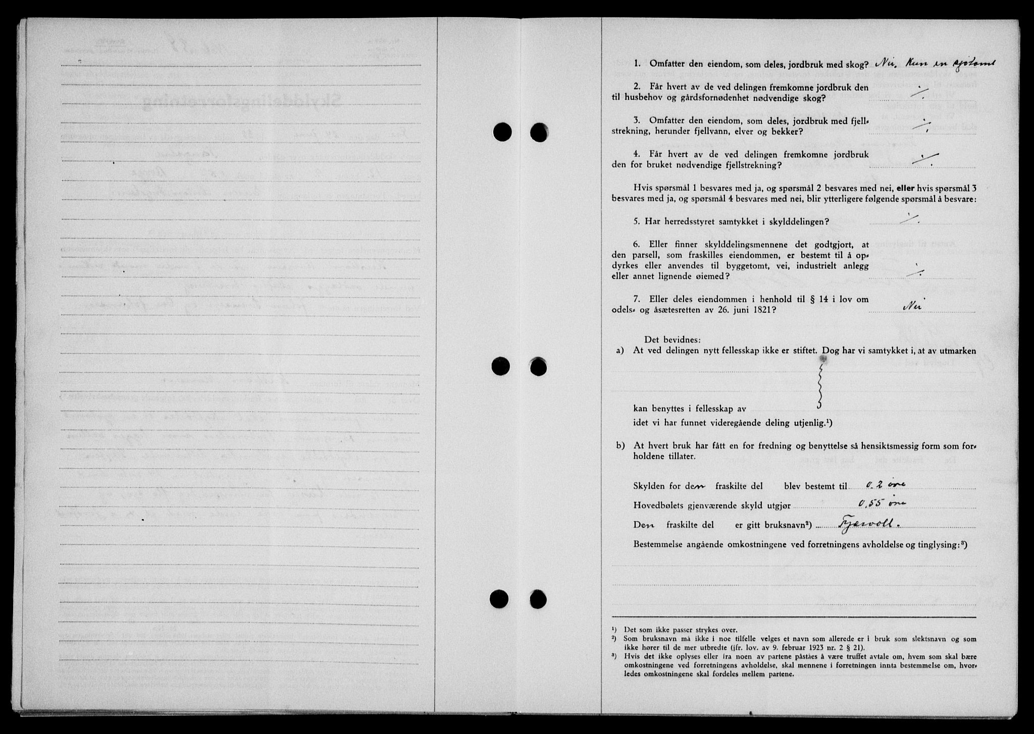 Lofoten sorenskriveri, AV/SAT-A-0017/1/2/2C/L0004a: Mortgage book no. 4a, 1938-1938, Diary no: : 1406/1938