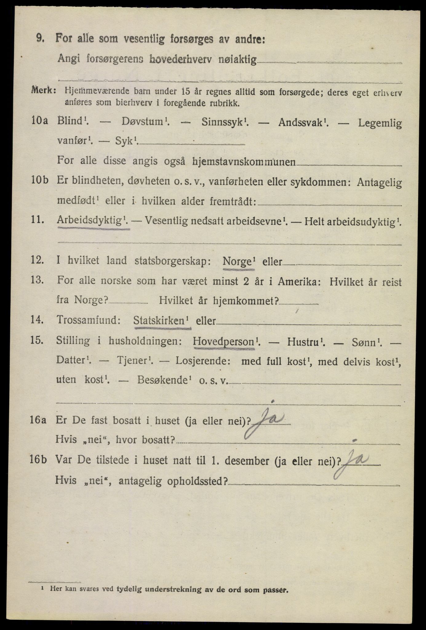 SAKO, 1920 census for Krødsherad, 1920, p. 1520