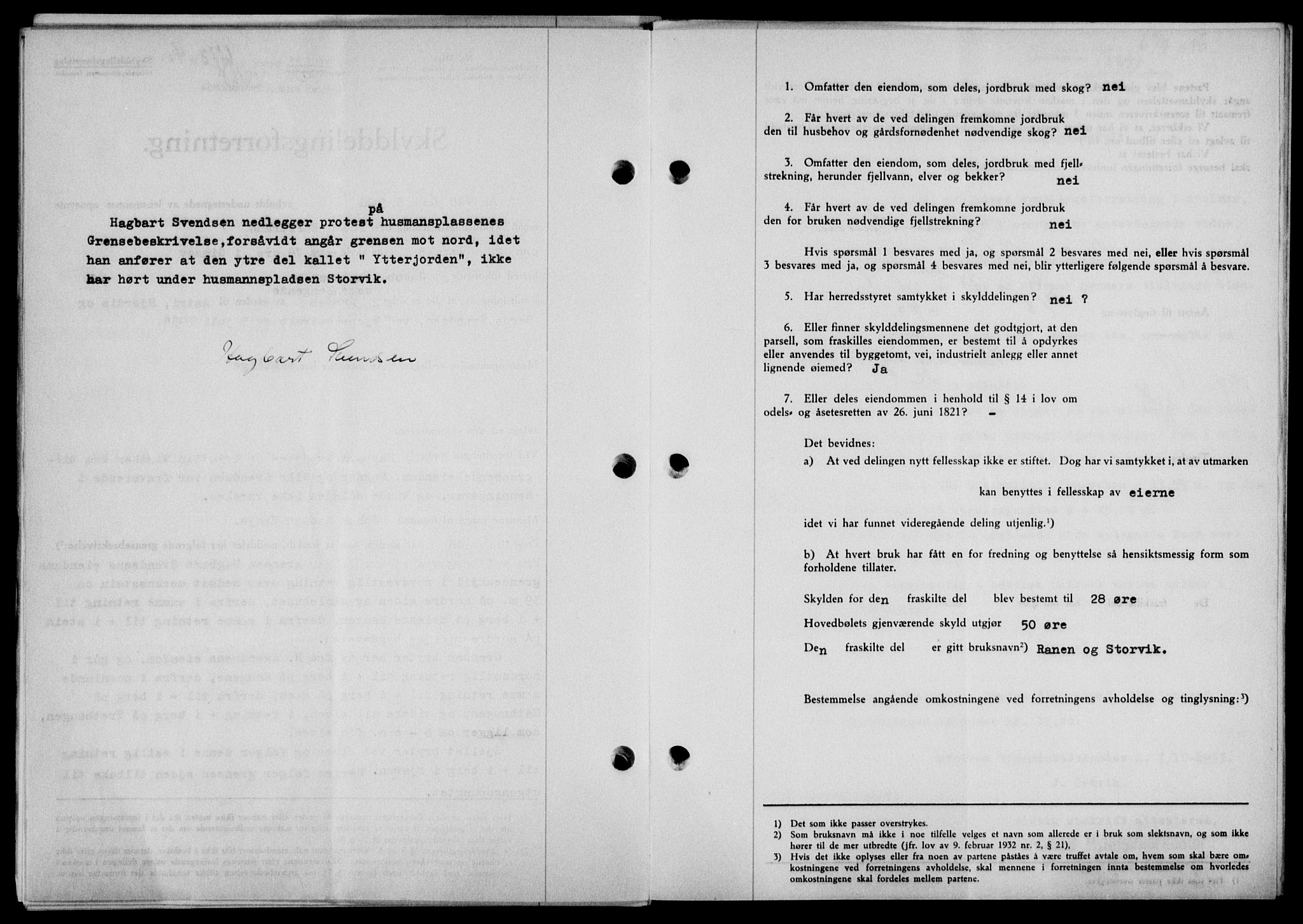 Lofoten sorenskriveri, SAT/A-0017/1/2/2C/L0007a: Mortgage book no. 7a, 1939-1940, Diary no: : 673/1940