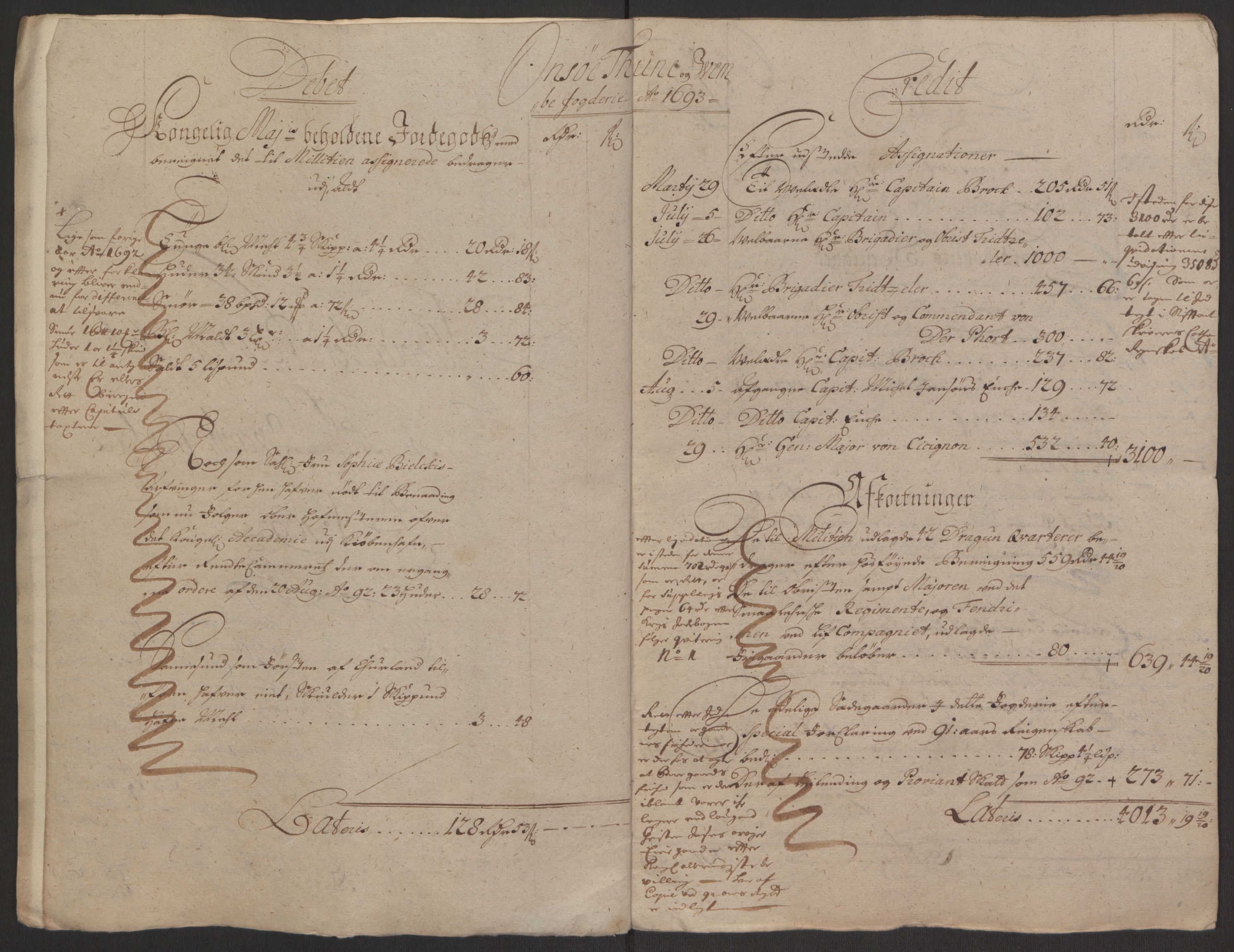 Rentekammeret inntil 1814, Reviderte regnskaper, Fogderegnskap, AV/RA-EA-4092/R03/L0120: Fogderegnskap Onsøy, Tune, Veme og Åbygge fogderi, 1692-1693, p. 237