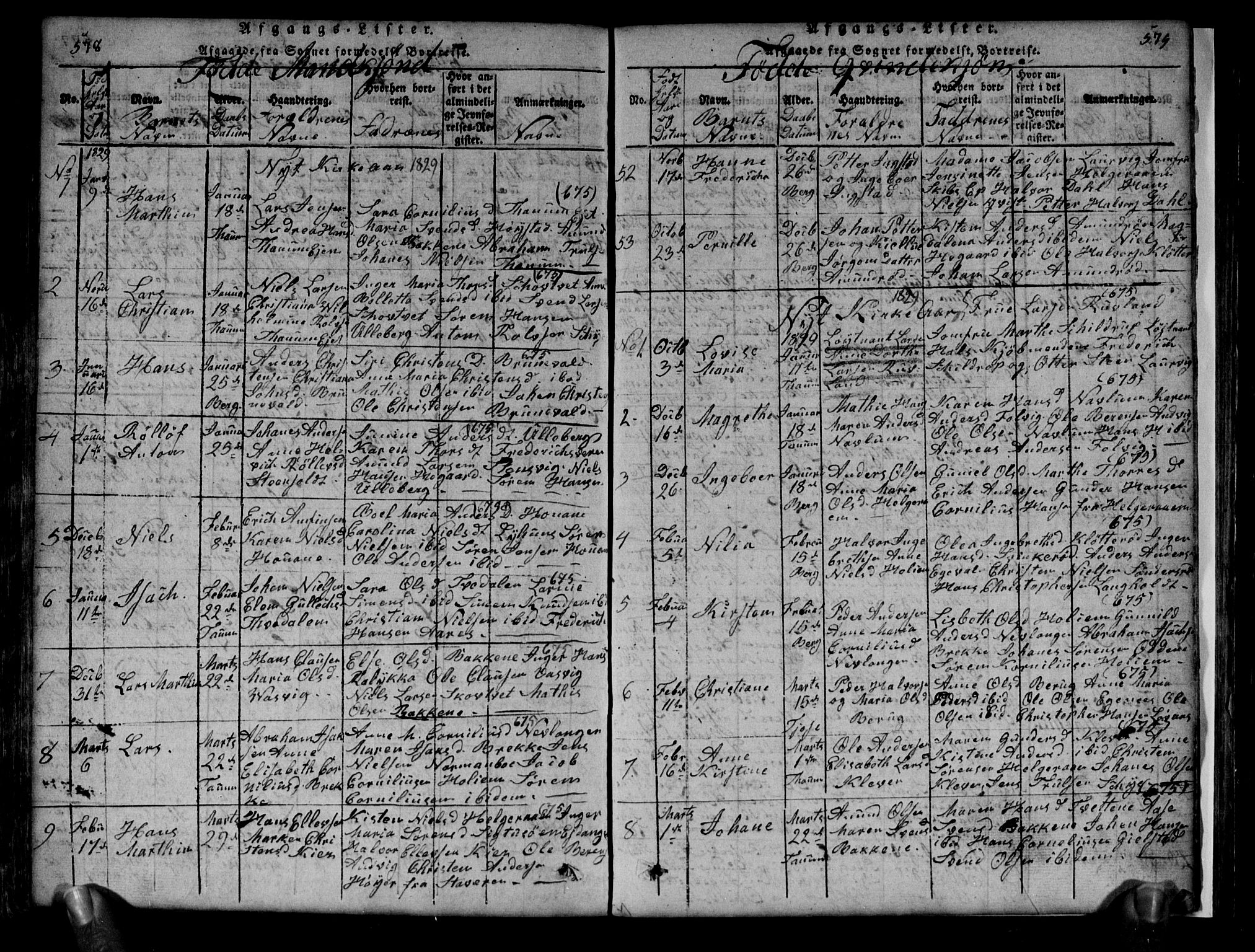 Brunlanes kirkebøker, SAKO/A-342/G/Ga/L0001: Parish register (copy) no. I 1, 1814-1834, p. 578-579