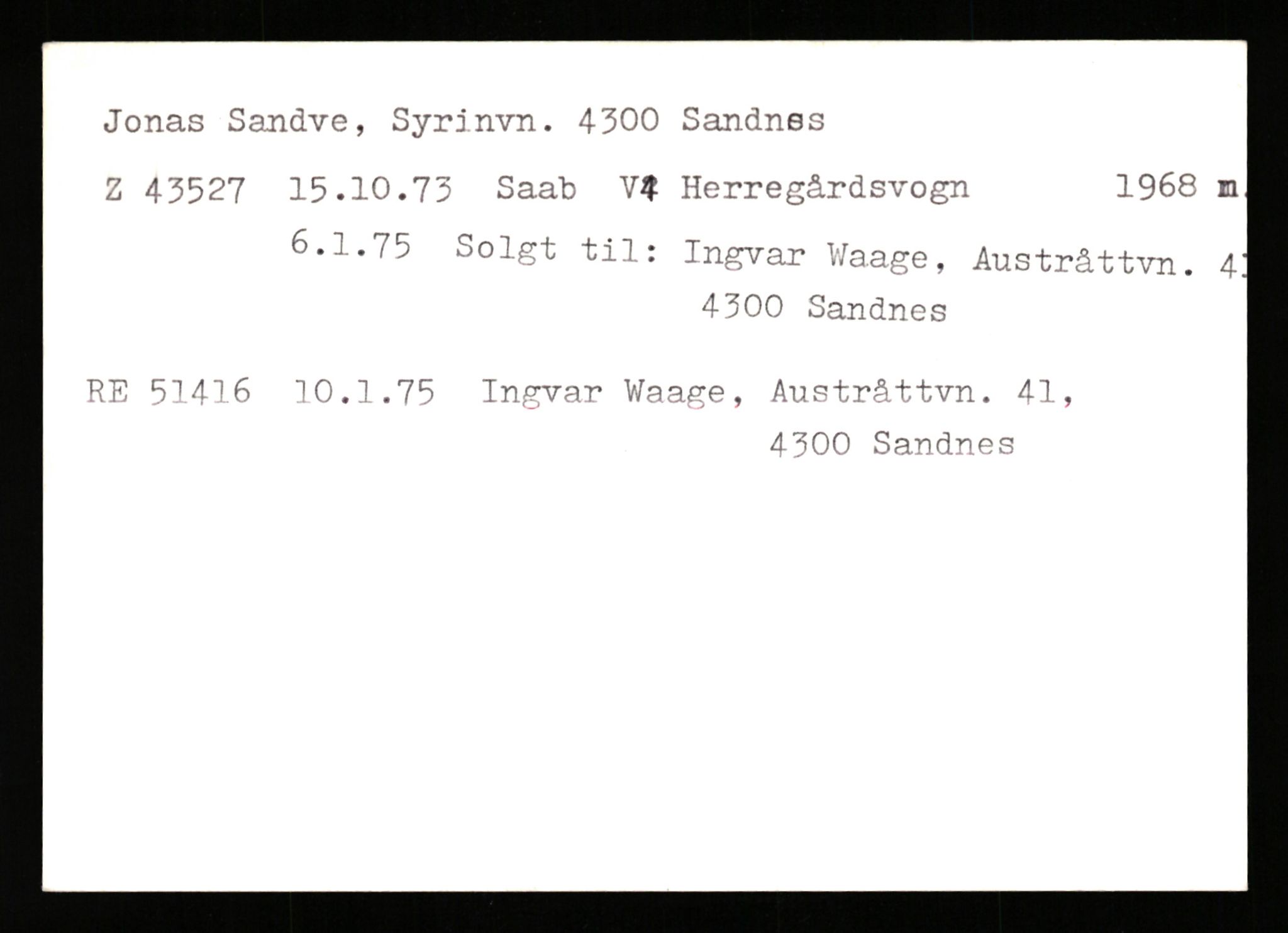 Stavanger trafikkstasjon, AV/SAST-A-101942/0/G/L0006: Registreringsnummer: 34250 - 49007, 1930-1971, p. 2427