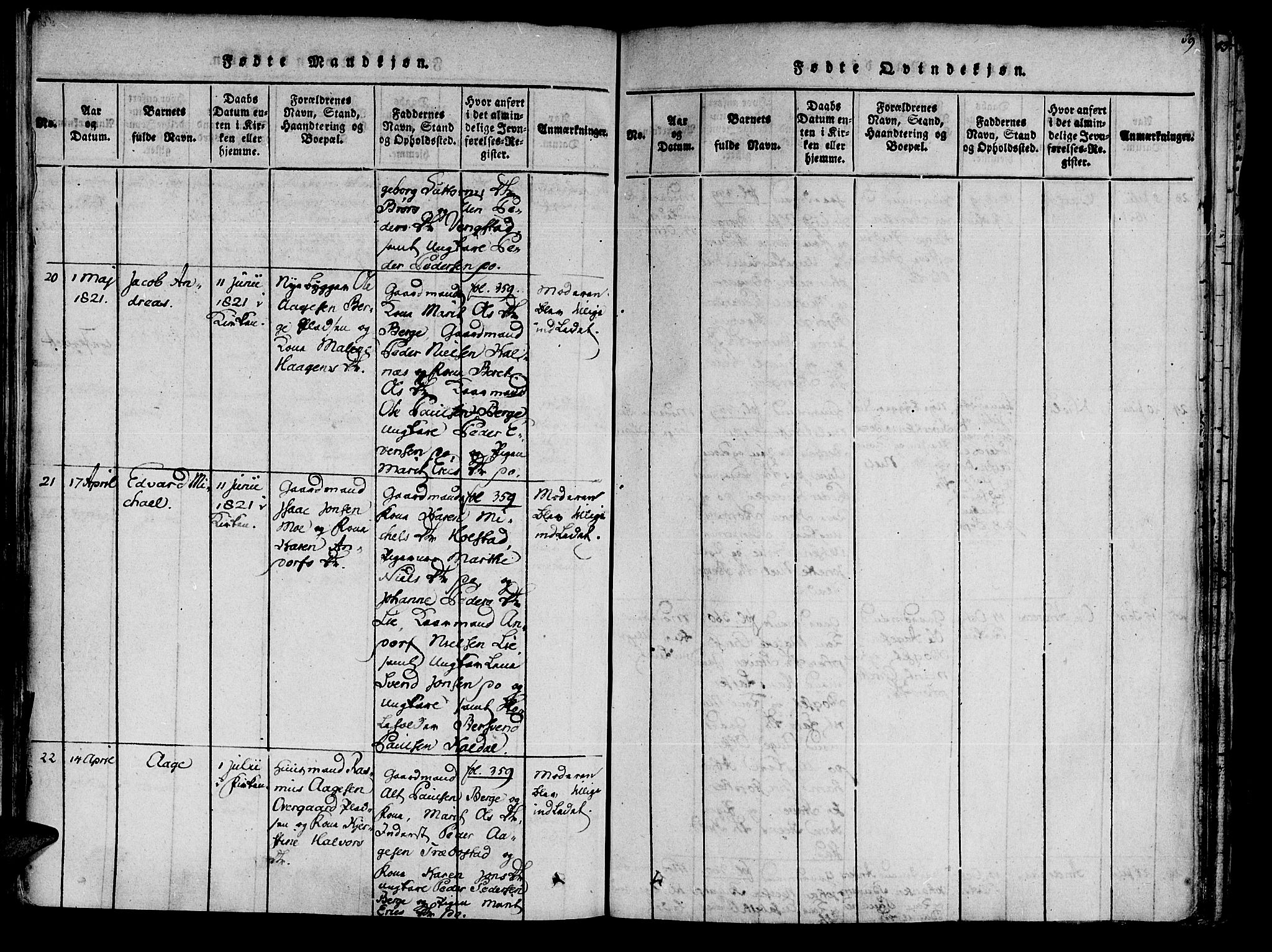 Ministerialprotokoller, klokkerbøker og fødselsregistre - Nord-Trøndelag, AV/SAT-A-1458/741/L0387: Parish register (official) no. 741A03 /3, 1817-1822, p. 89