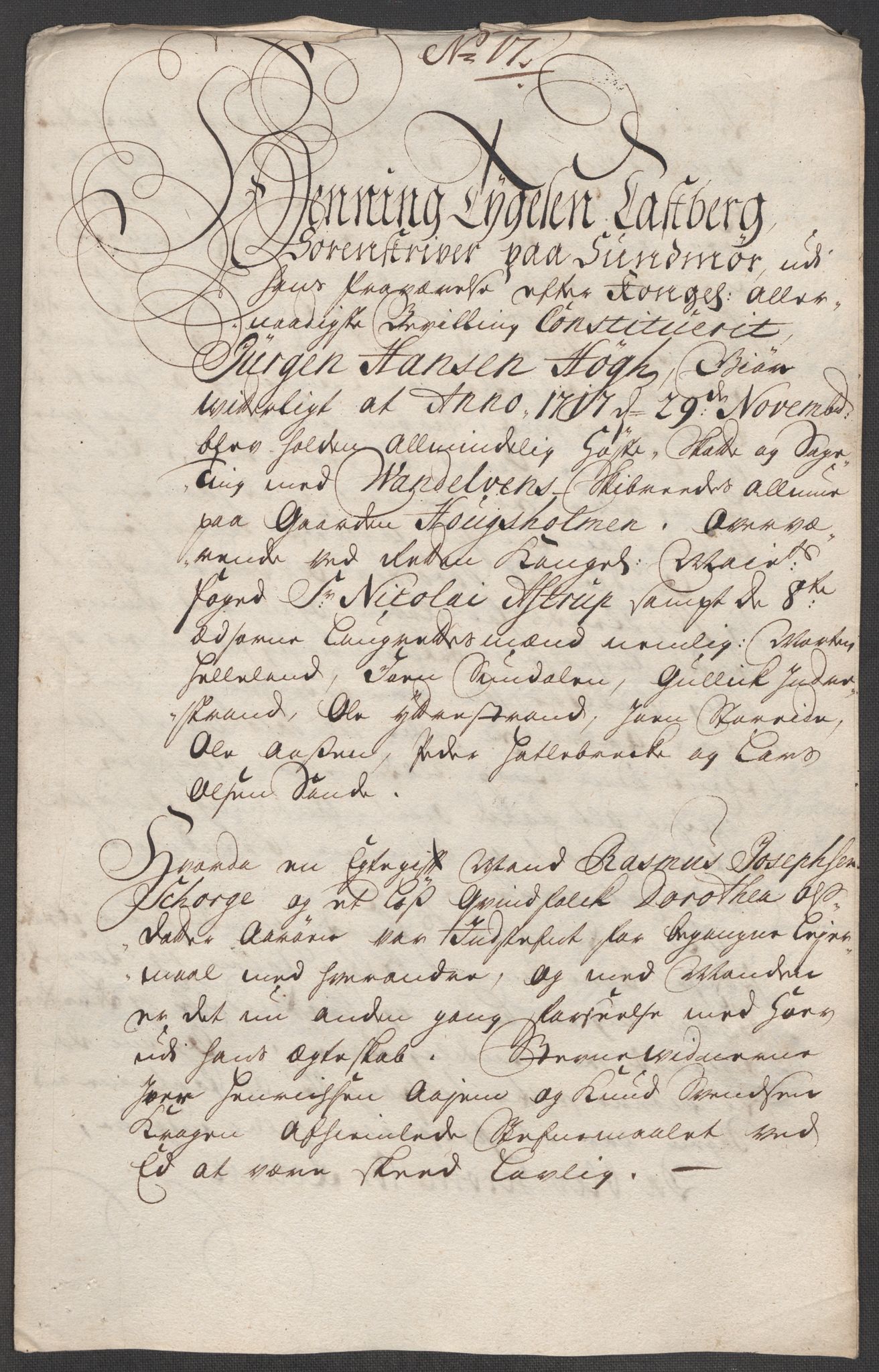 Rentekammeret inntil 1814, Reviderte regnskaper, Fogderegnskap, AV/RA-EA-4092/R54/L3569: Fogderegnskap Sunnmøre, 1717, p. 172