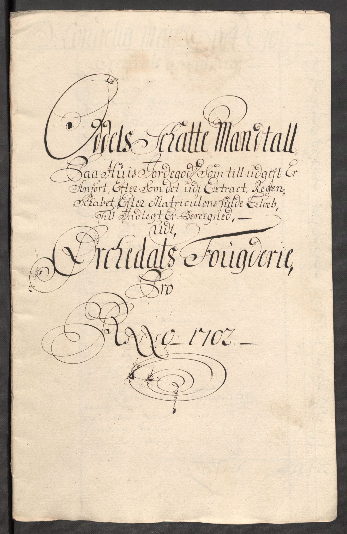 Rentekammeret inntil 1814, Reviderte regnskaper, Fogderegnskap, RA/EA-4092/R60/L3952: Fogderegnskap Orkdal og Gauldal, 1702, p. 185