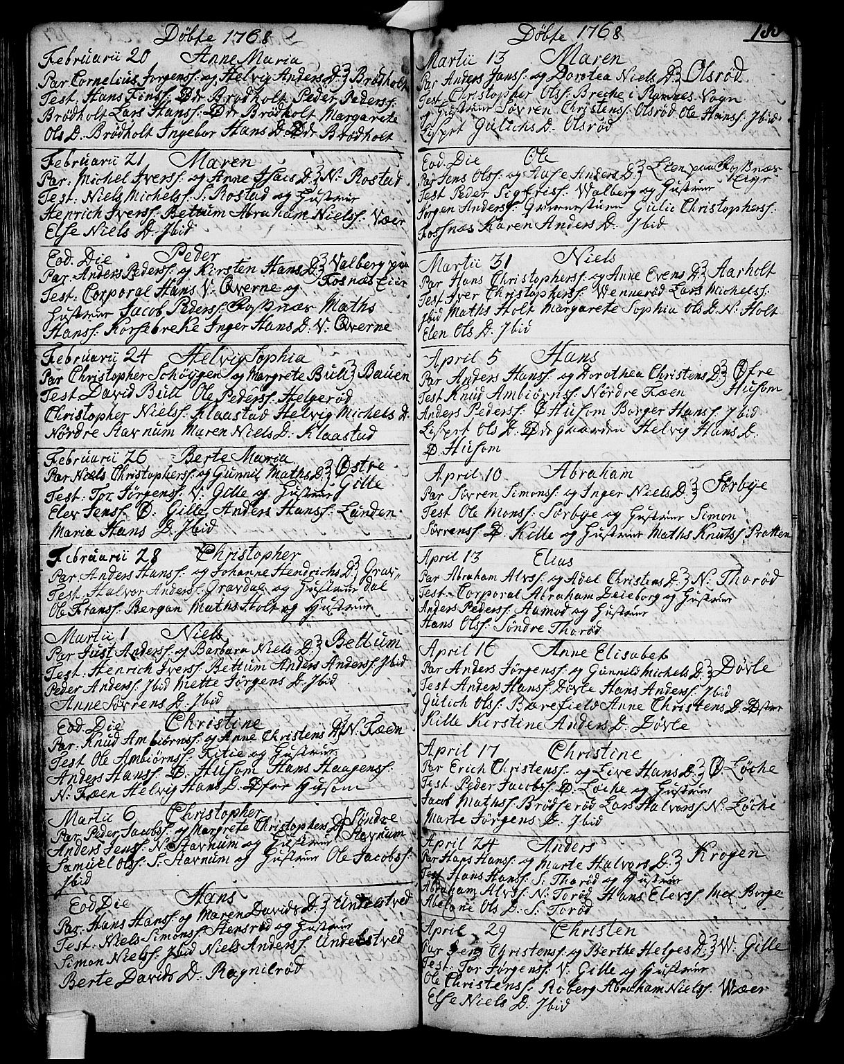 Stokke kirkebøker, AV/SAKO-A-320/F/Fa/L0002: Parish register (official) no. I 2, 1732-1770, p. 188