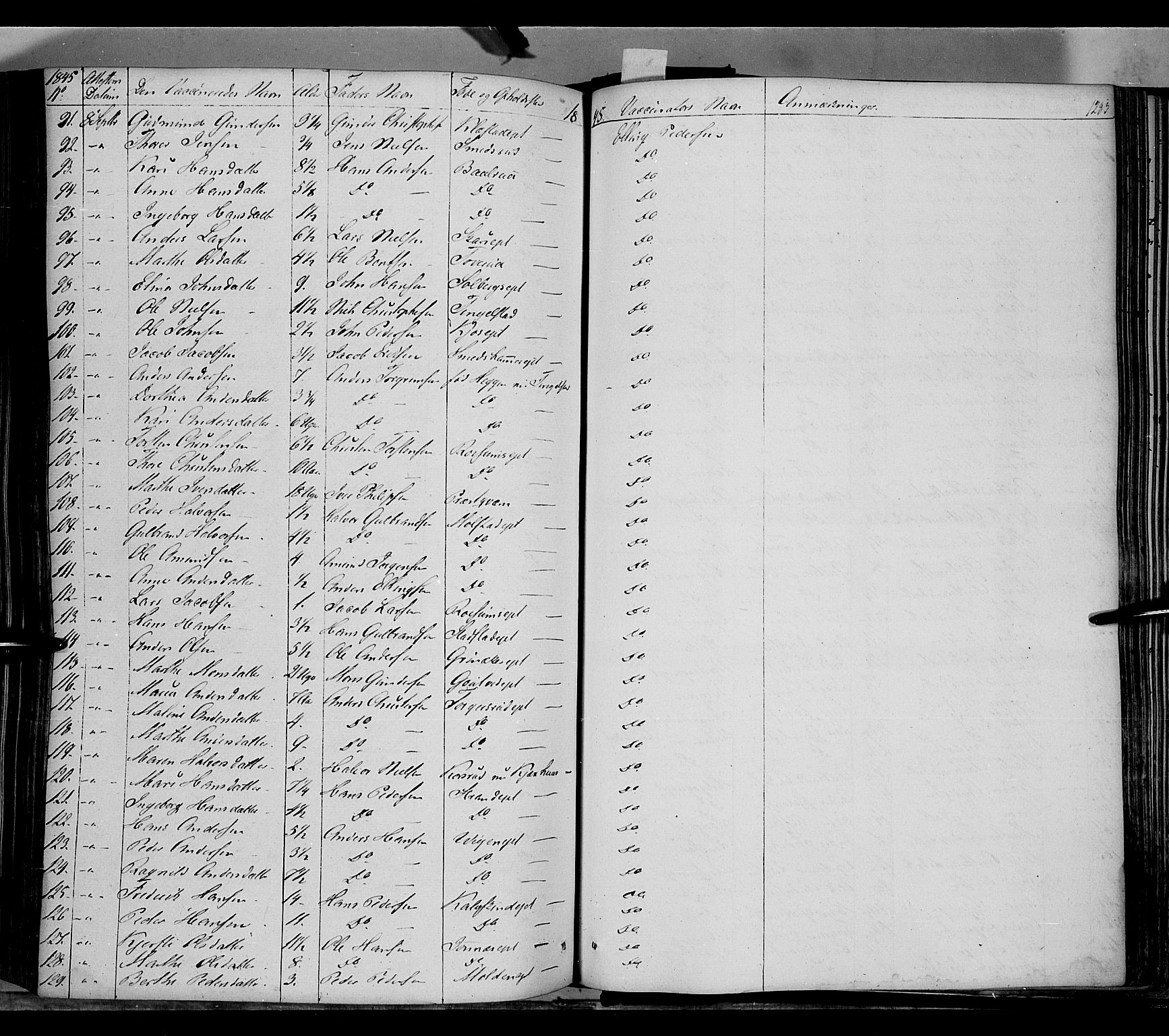 Gran prestekontor, AV/SAH-PREST-112/H/Ha/Haa/L0011: Parish register (official) no. 11, 1842-1856, p. 1282-1283