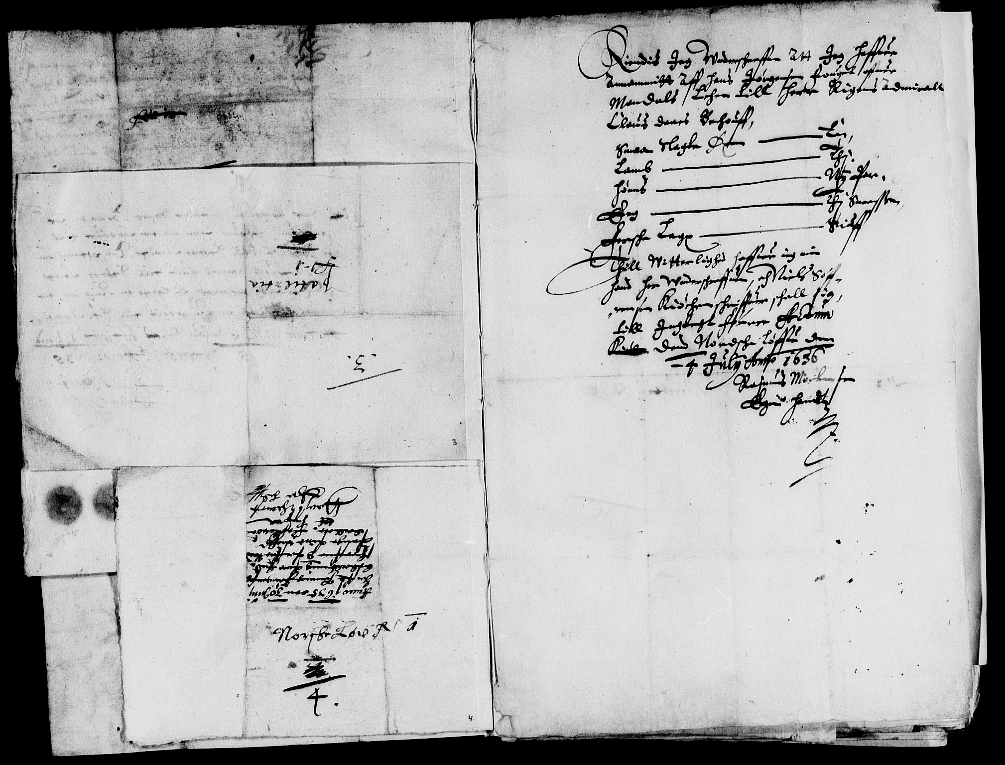 Rentekammeret inntil 1814, Reviderte regnskaper, Lensregnskaper, AV/RA-EA-5023/R/Rb/Rbq/L0025: Nedenes len. Mandals len. Råbyggelag., 1636-1637