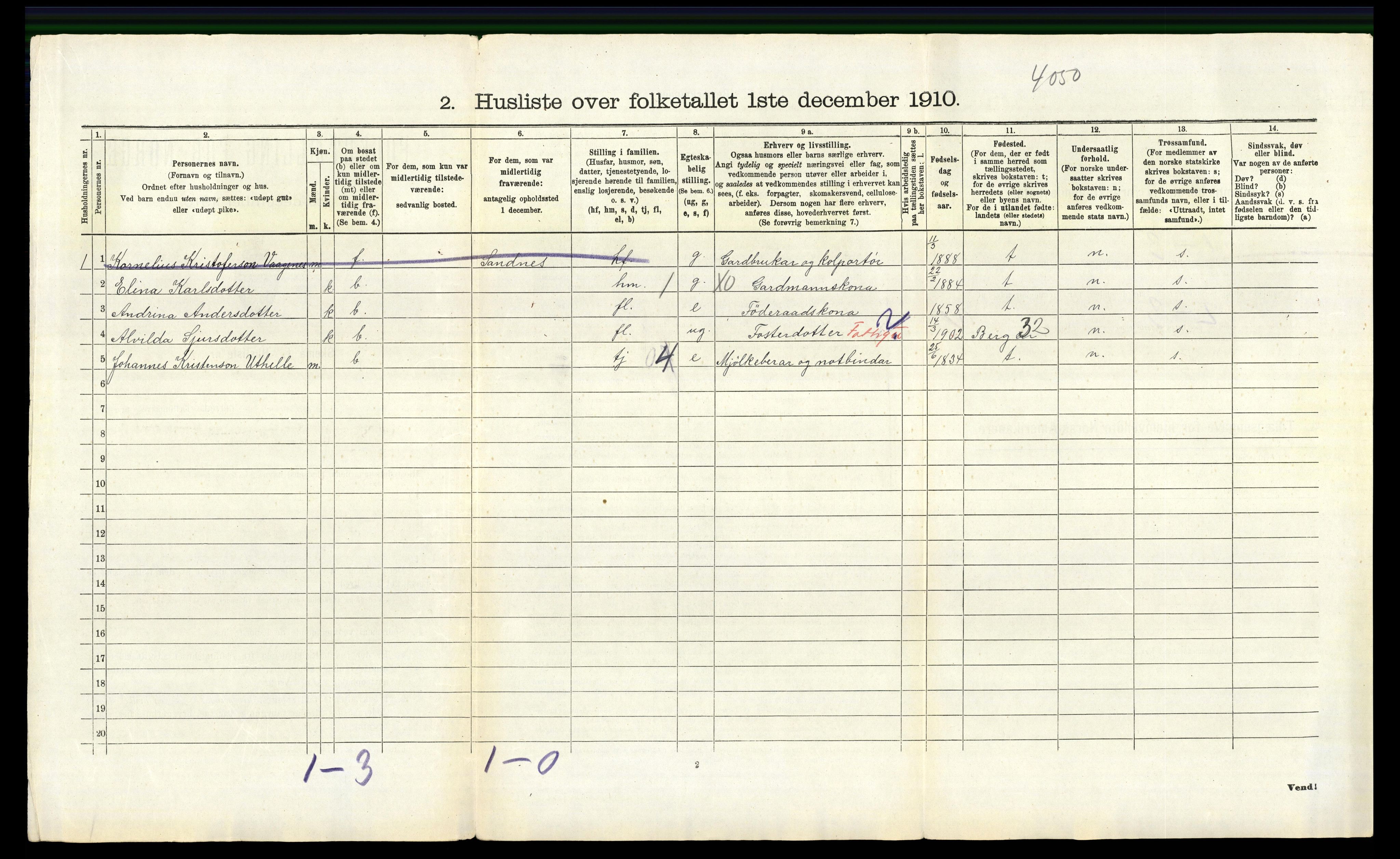 RA, 1910 census for Manger, 1910, p. 866