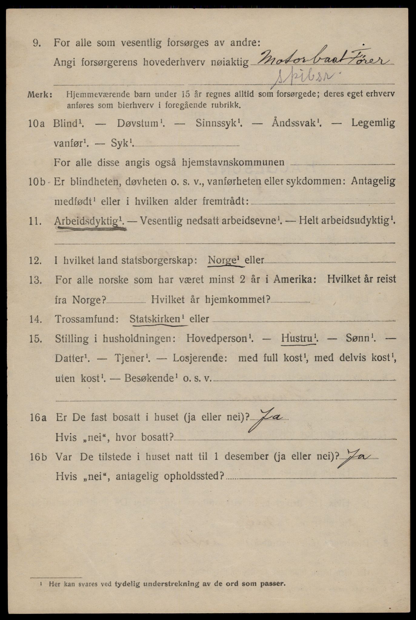 SAST, 1920 census for Haugesund, 1920, p. 37982