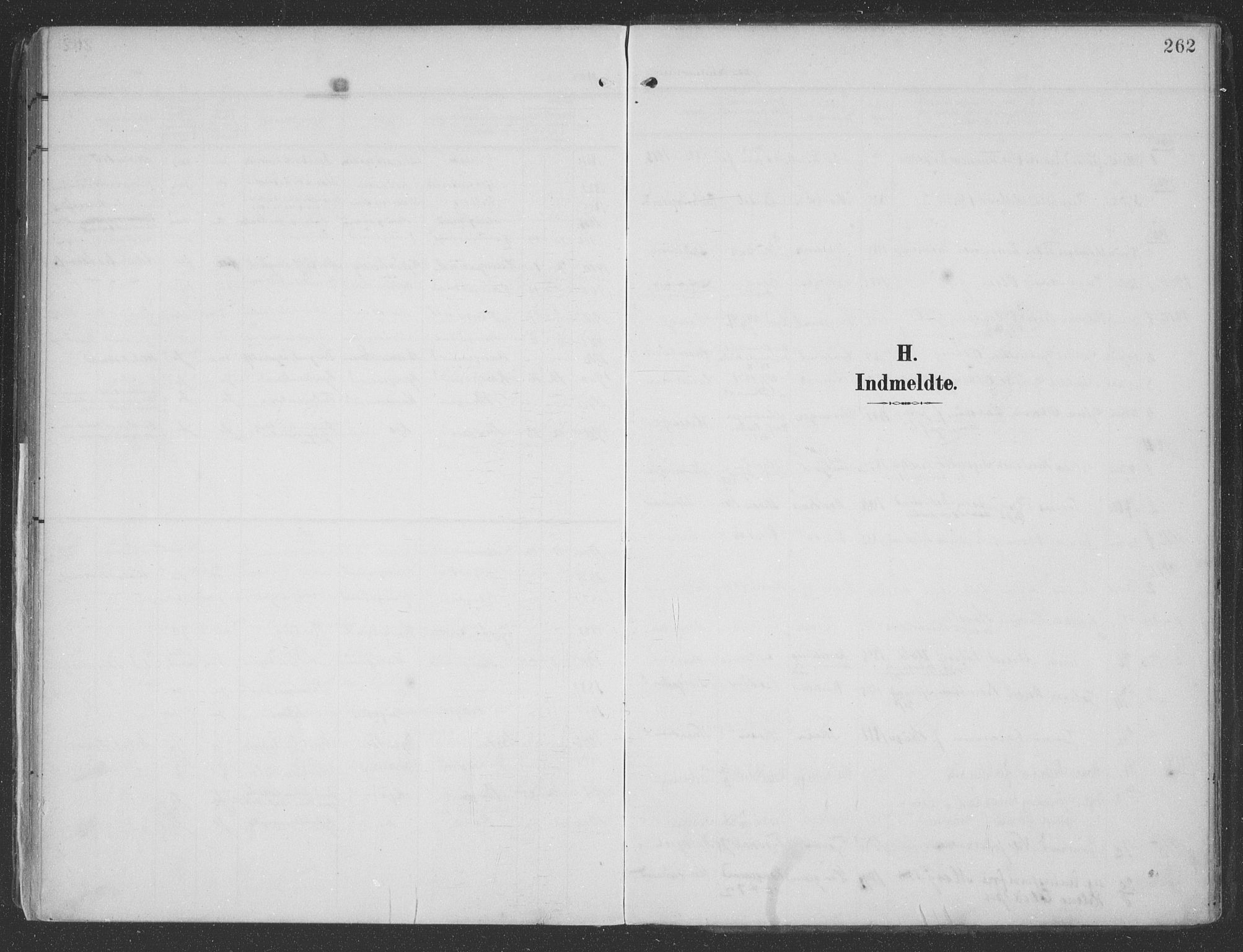 Haugesund sokneprestkontor, SAST/A -101863/H/Ha/Haa/L0007: Parish register (official) no. A 7, 1904-1916, p. 262