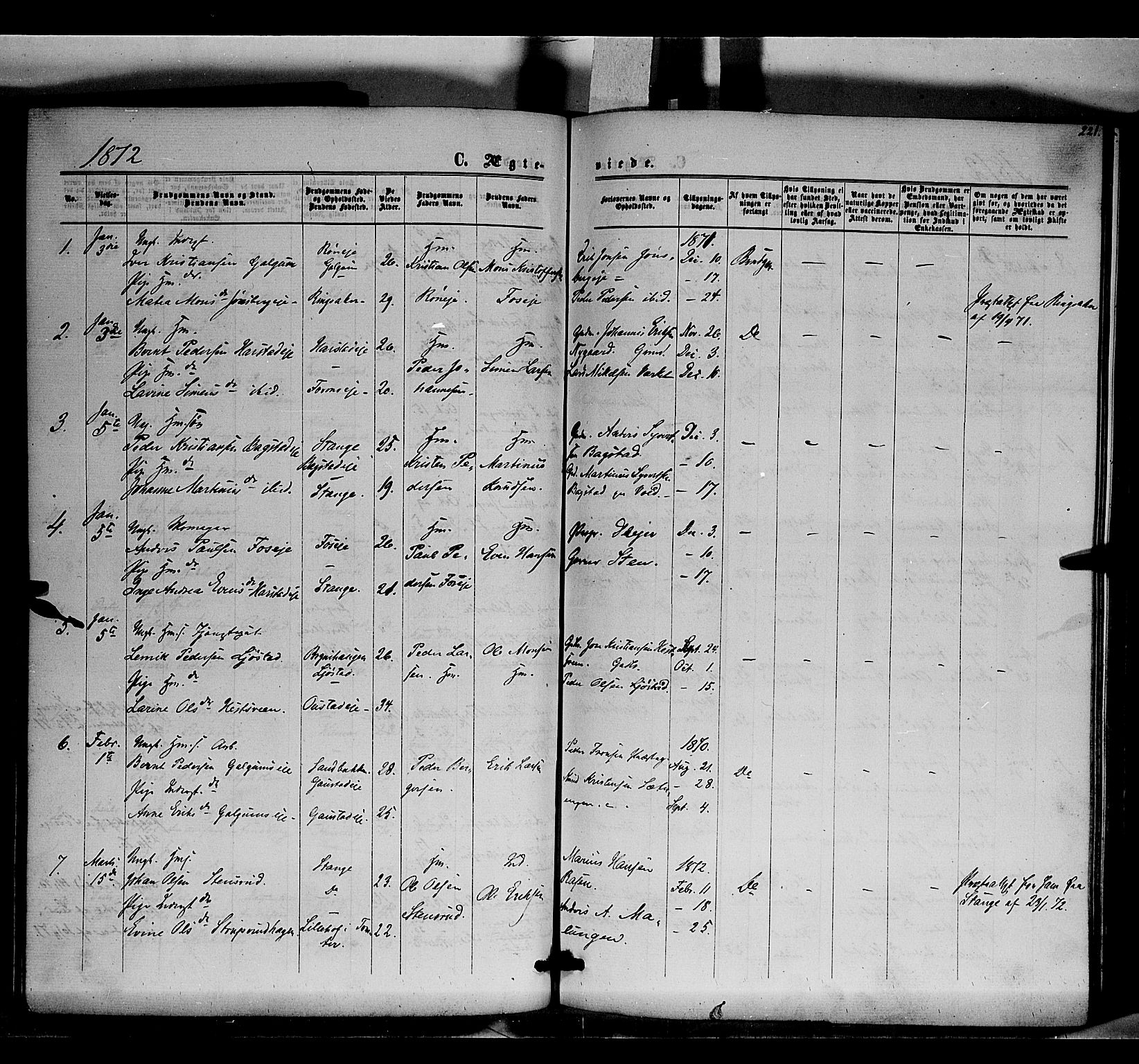 Romedal prestekontor, AV/SAH-PREST-004/K/L0005: Parish register (official) no. 5, 1862-1874, p. 221