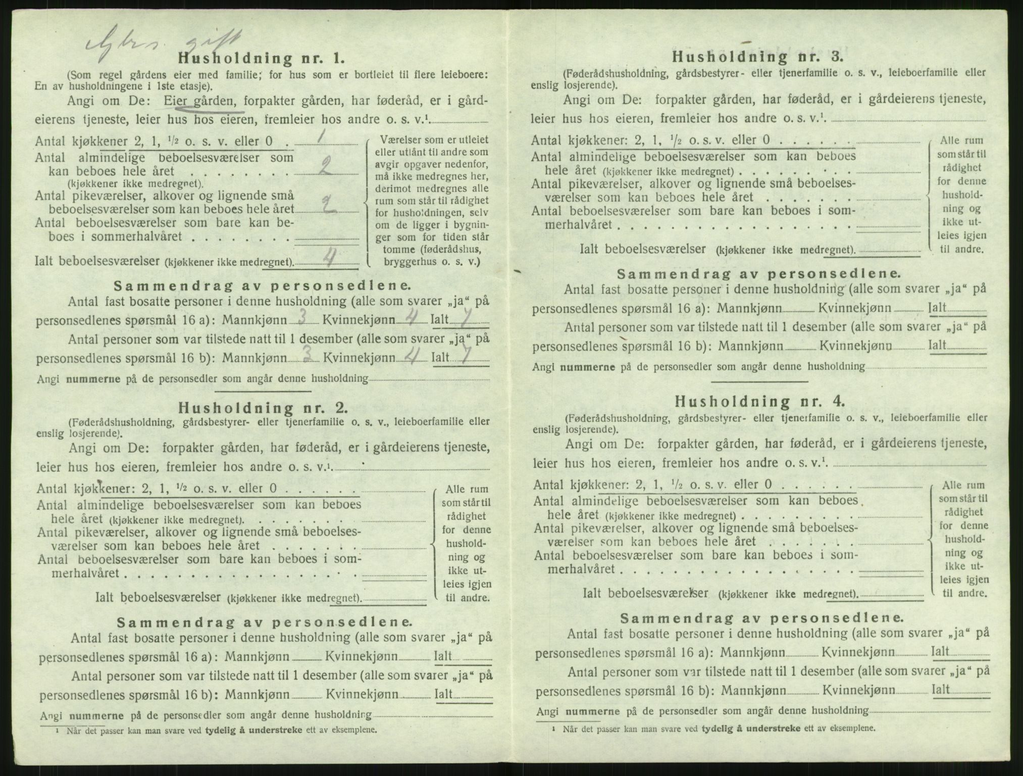 SAT, 1920 census for Borge, 1920, p. 930