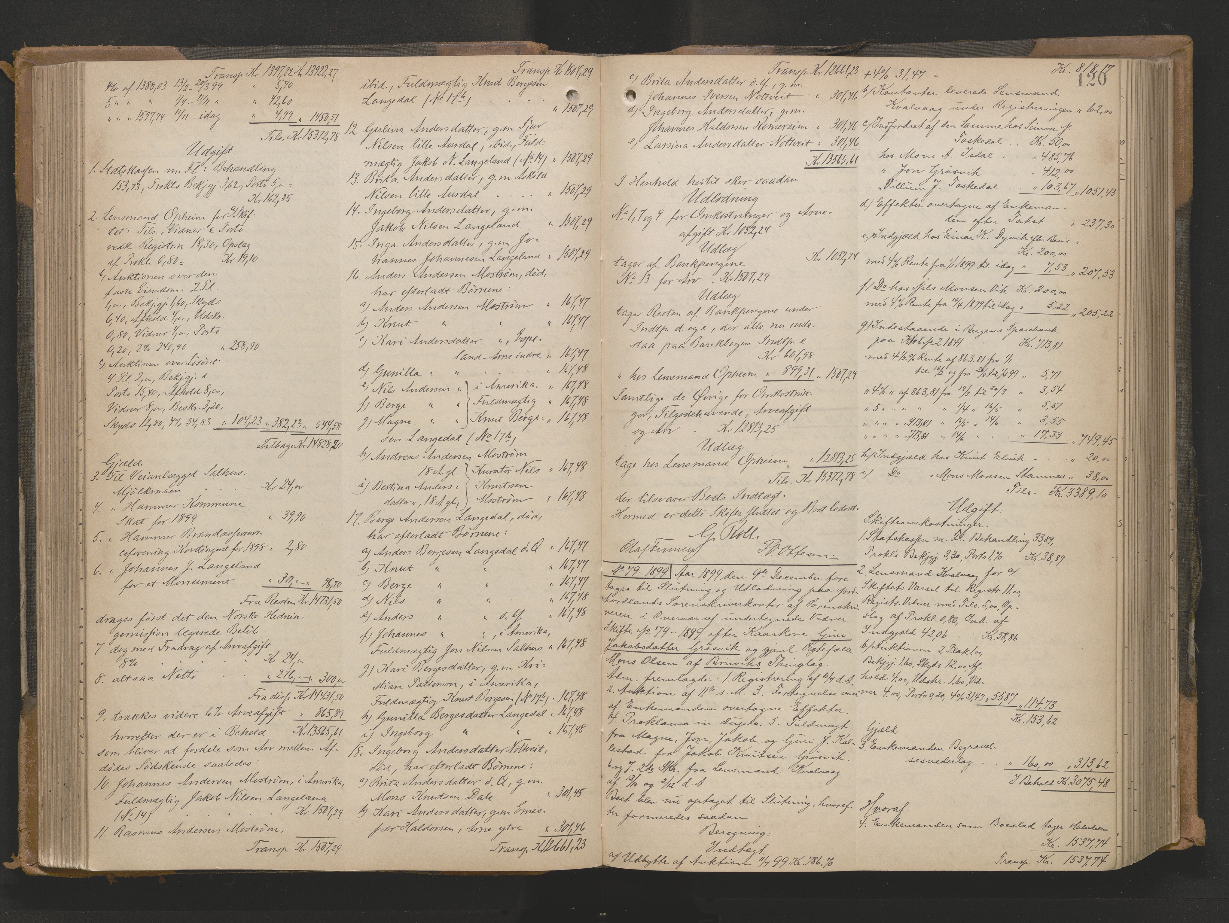 Nordhordland sorenskrivar, AV/SAB-A-2901/1/H/Hd/Hda/L0012: Skifteutlodningsprotokollar, 1897-1906, p. 120