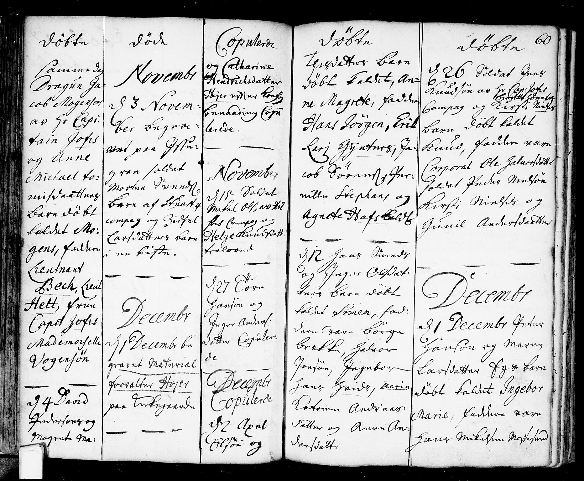 Fredrikstad prestekontor Kirkebøker, AV/SAO-A-11082/F/Fa/L0001: Parish register (official) no. 1, 1717-1731, p. 60