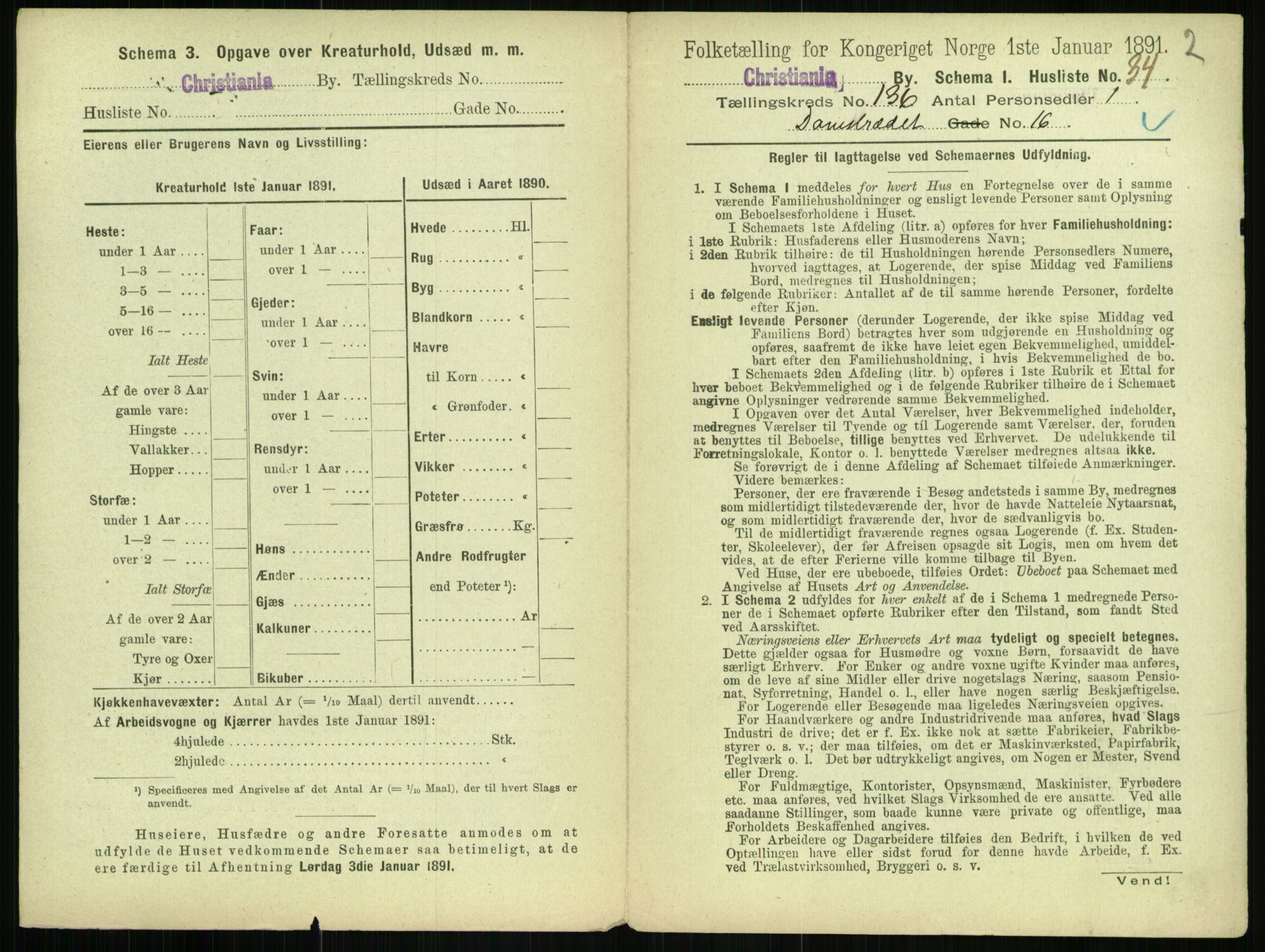 RA, 1891 census for 0301 Kristiania, 1891, p. 75317