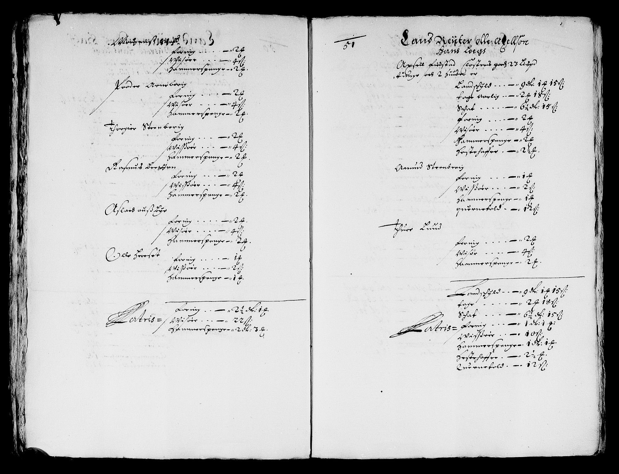 Rentekammeret inntil 1814, Reviderte regnskaper, Stiftamtstueregnskaper, Landkommissariatet på Akershus og Akershus stiftamt, AV/RA-EA-5869/R/Ra/L0027: Landkommissariatet på Akershus, 1665