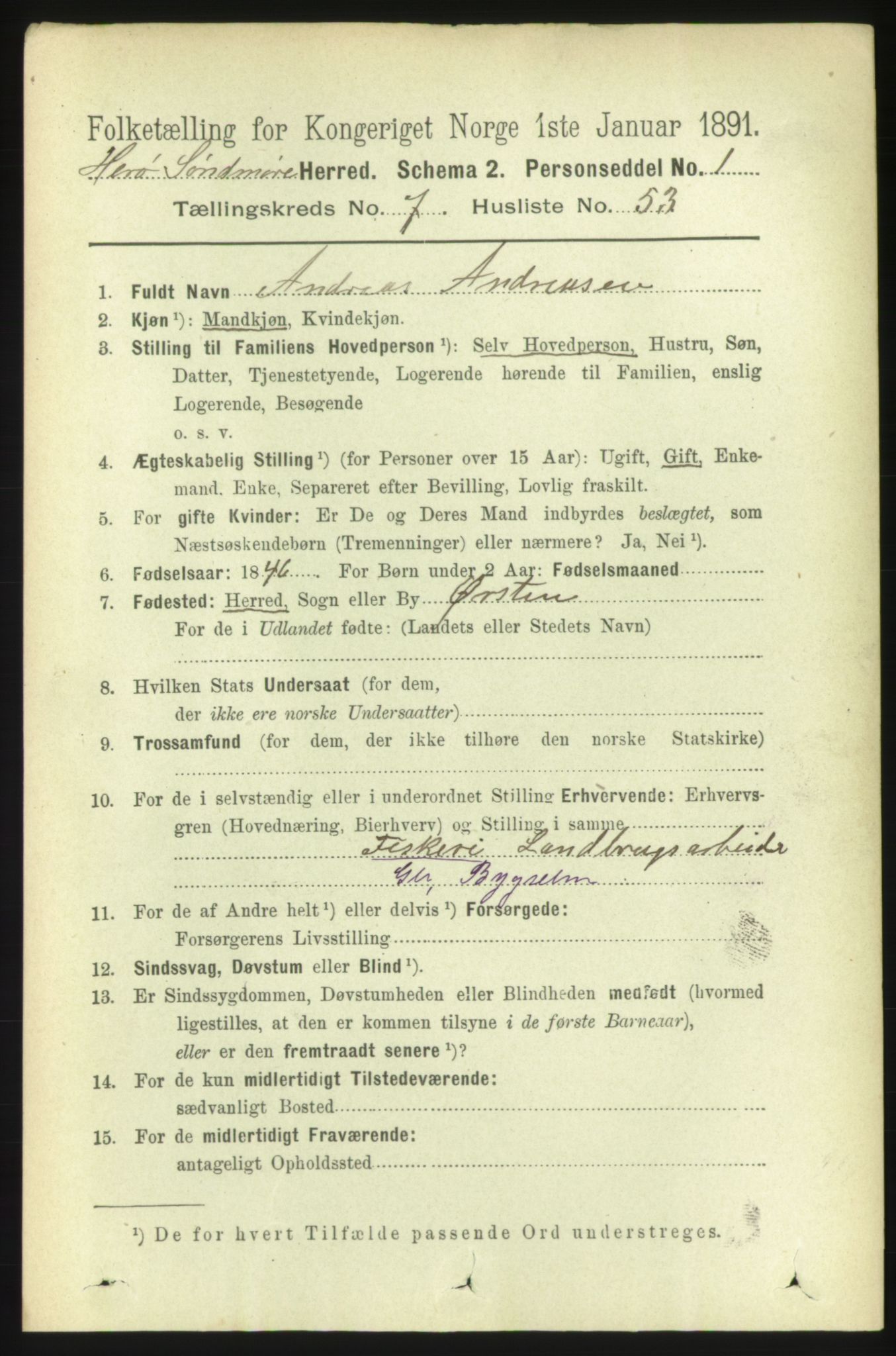 RA, 1891 census for 1515 Herøy, 1891, p. 3178