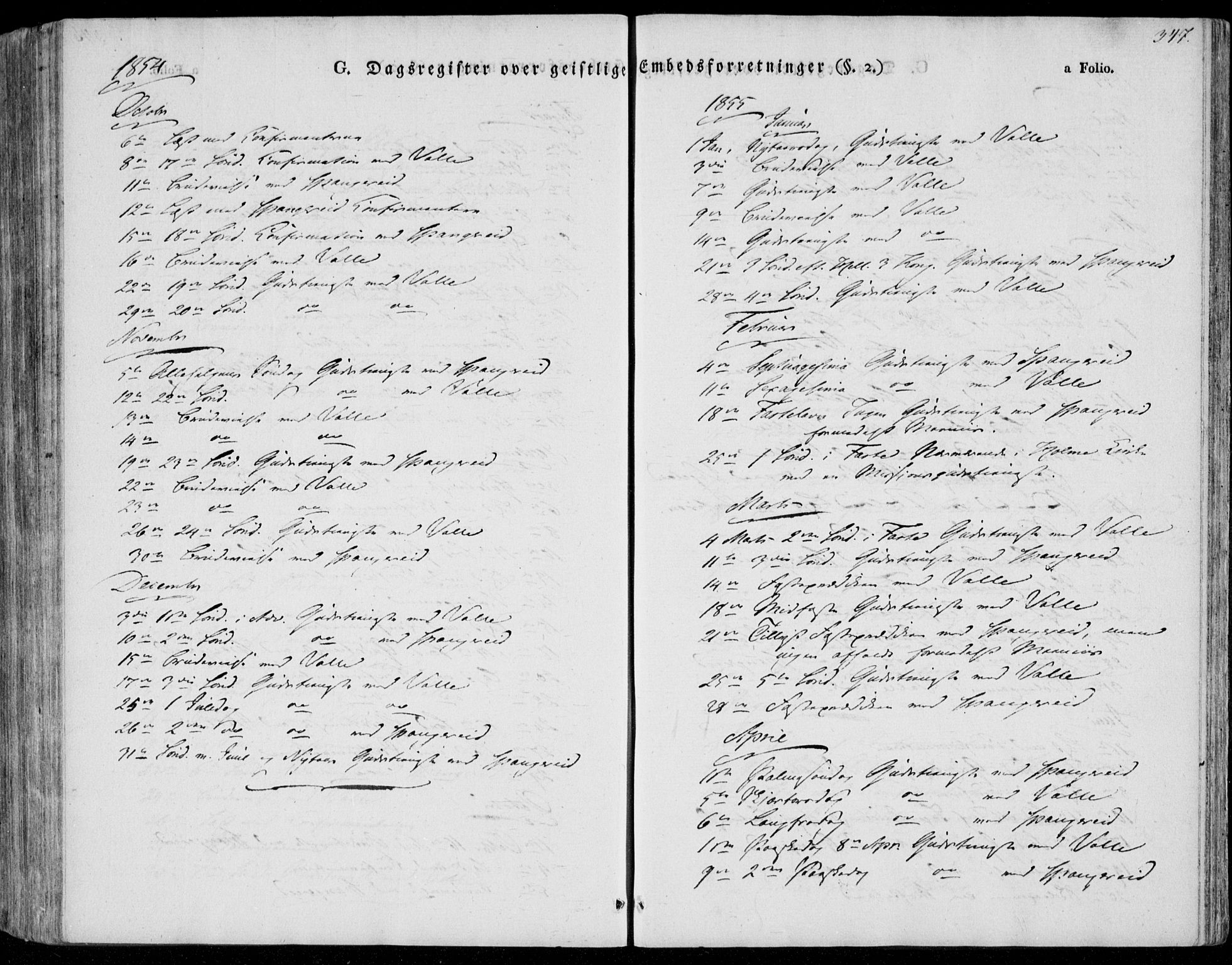 Sør-Audnedal sokneprestkontor, AV/SAK-1111-0039/F/Fa/Fab/L0006: Parish register (official) no. A 6, 1829-1855, p. 347