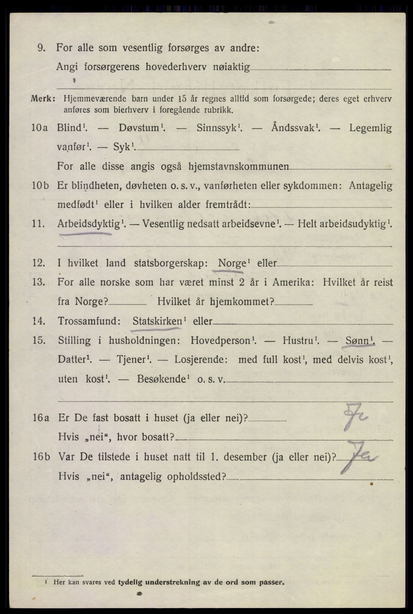 SAKO, 1920 census for Sem, 1920, p. 12558