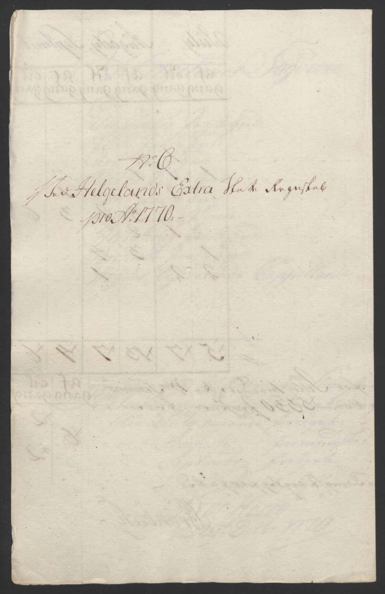 Rentekammeret inntil 1814, Reviderte regnskaper, Fogderegnskap, AV/RA-EA-4092/R65/L4573: Ekstraskatten Helgeland, 1762-1772, p. 282