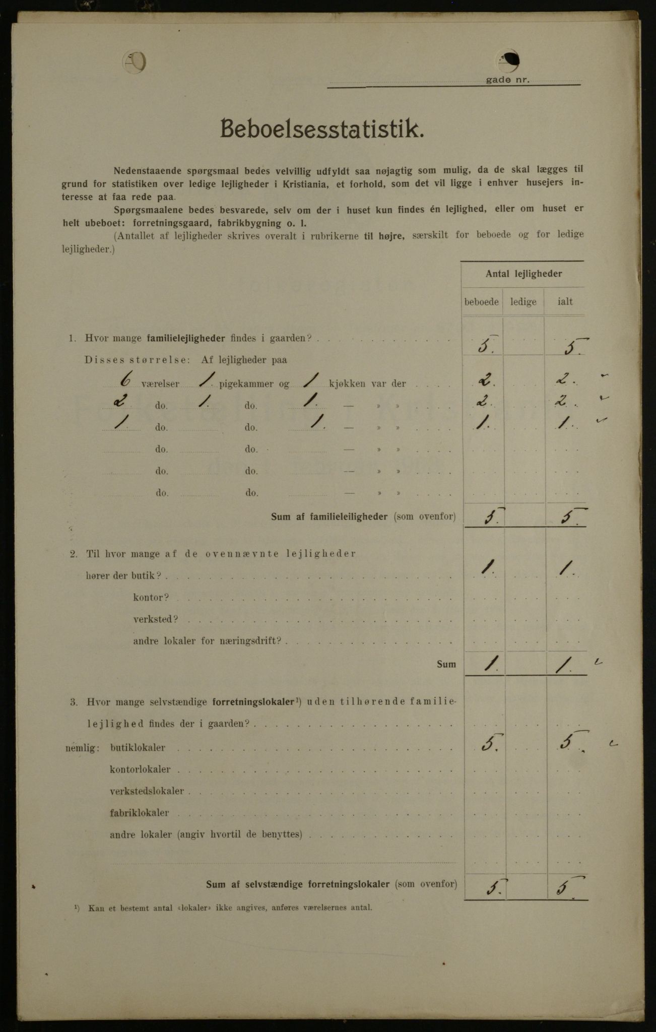 OBA, Municipal Census 1908 for Kristiania, 1908, p. 81318