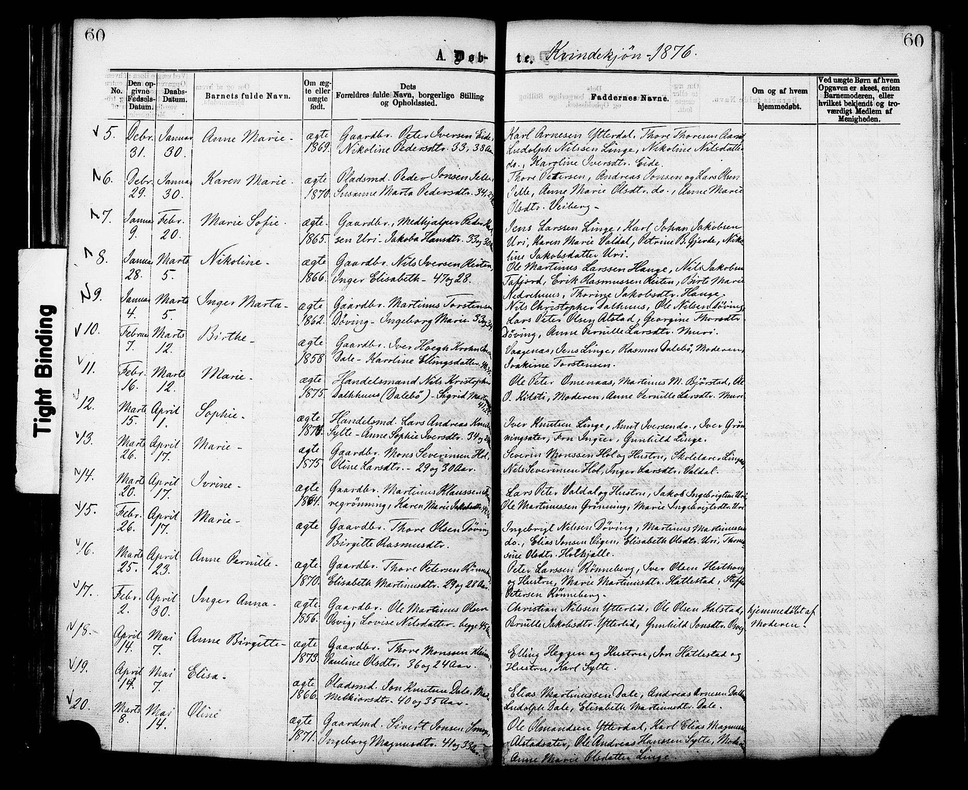 Ministerialprotokoller, klokkerbøker og fødselsregistre - Møre og Romsdal, AV/SAT-A-1454/519/L0254: Parish register (official) no. 519A13, 1868-1883, p. 60