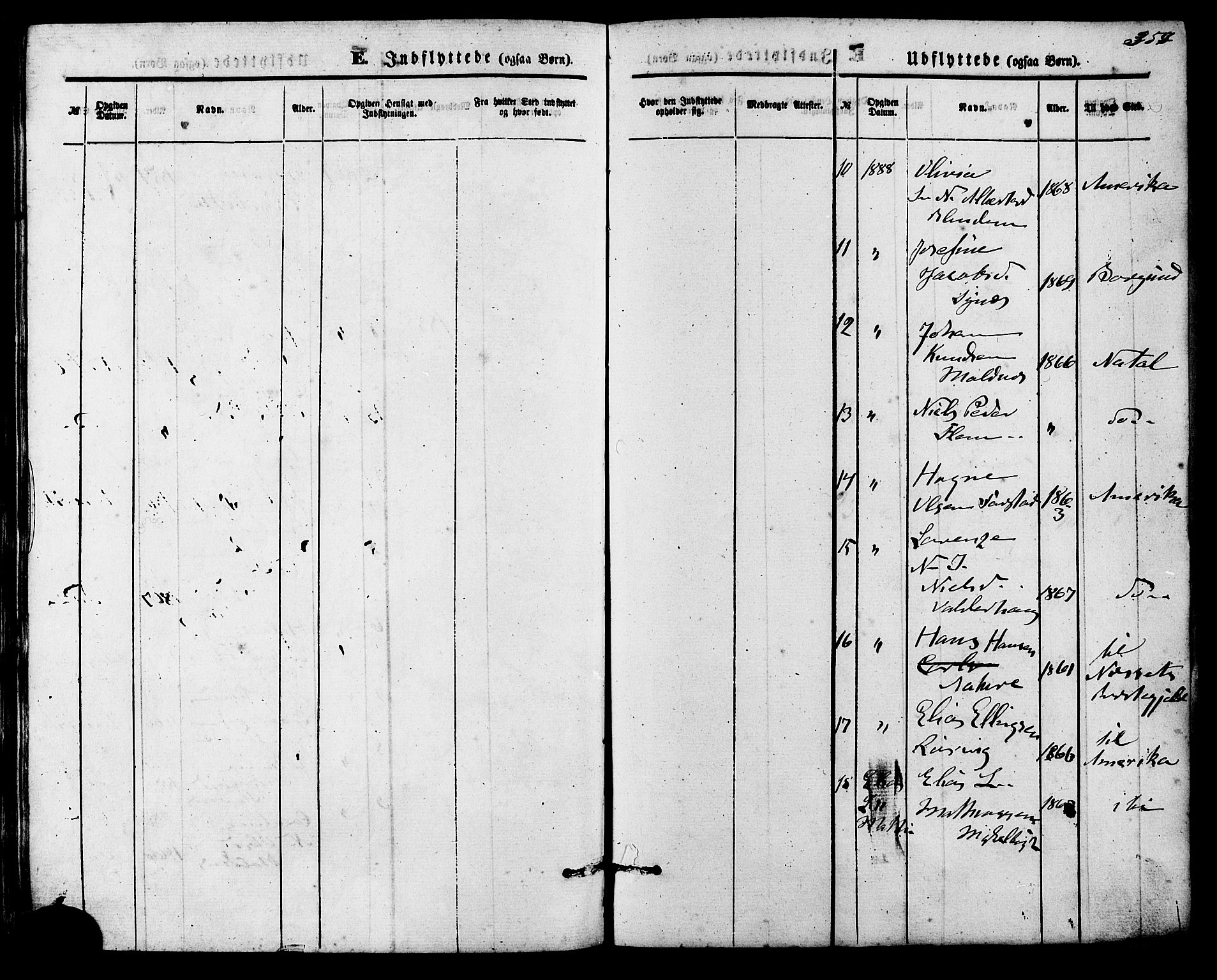 Ministerialprotokoller, klokkerbøker og fødselsregistre - Møre og Romsdal, AV/SAT-A-1454/536/L0500: Parish register (official) no. 536A09, 1876-1889, p. 354