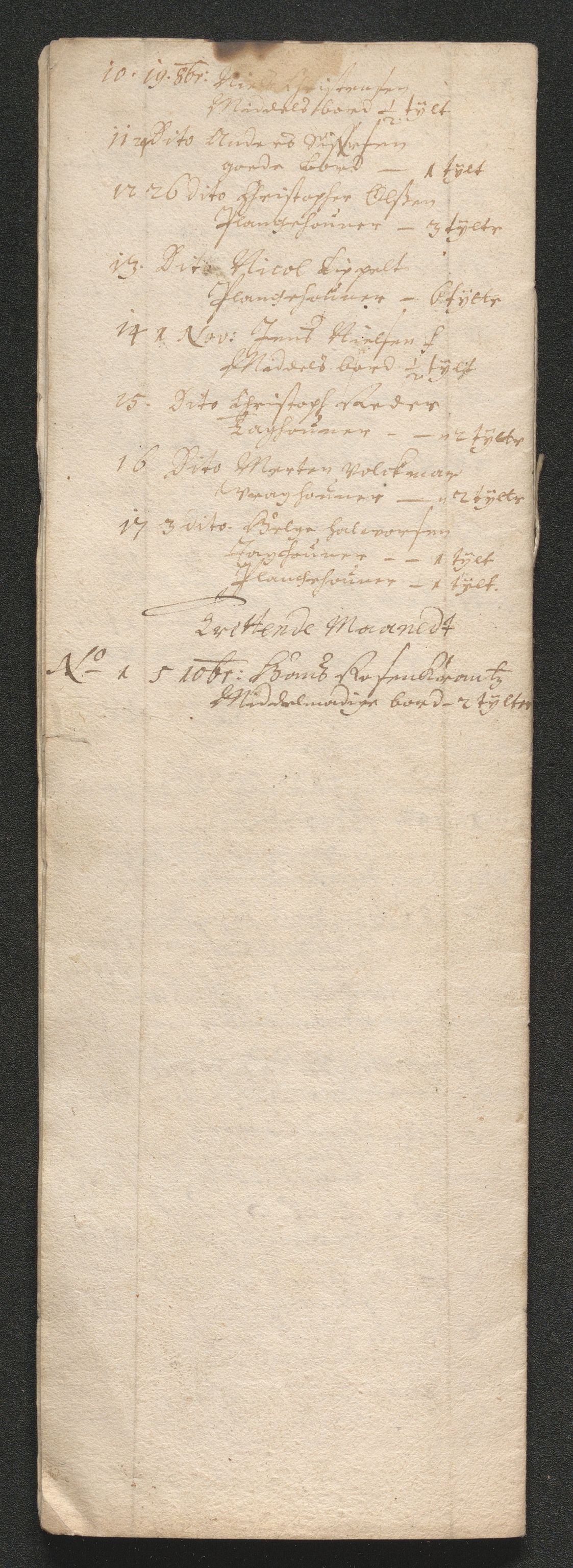 Kongsberg Sølvverk 1623-1816, SAKO/EA-3135/001/D/Dc/Dcd/L0035: Utgiftsregnskap for gruver m.m., 1660-1662, p. 375