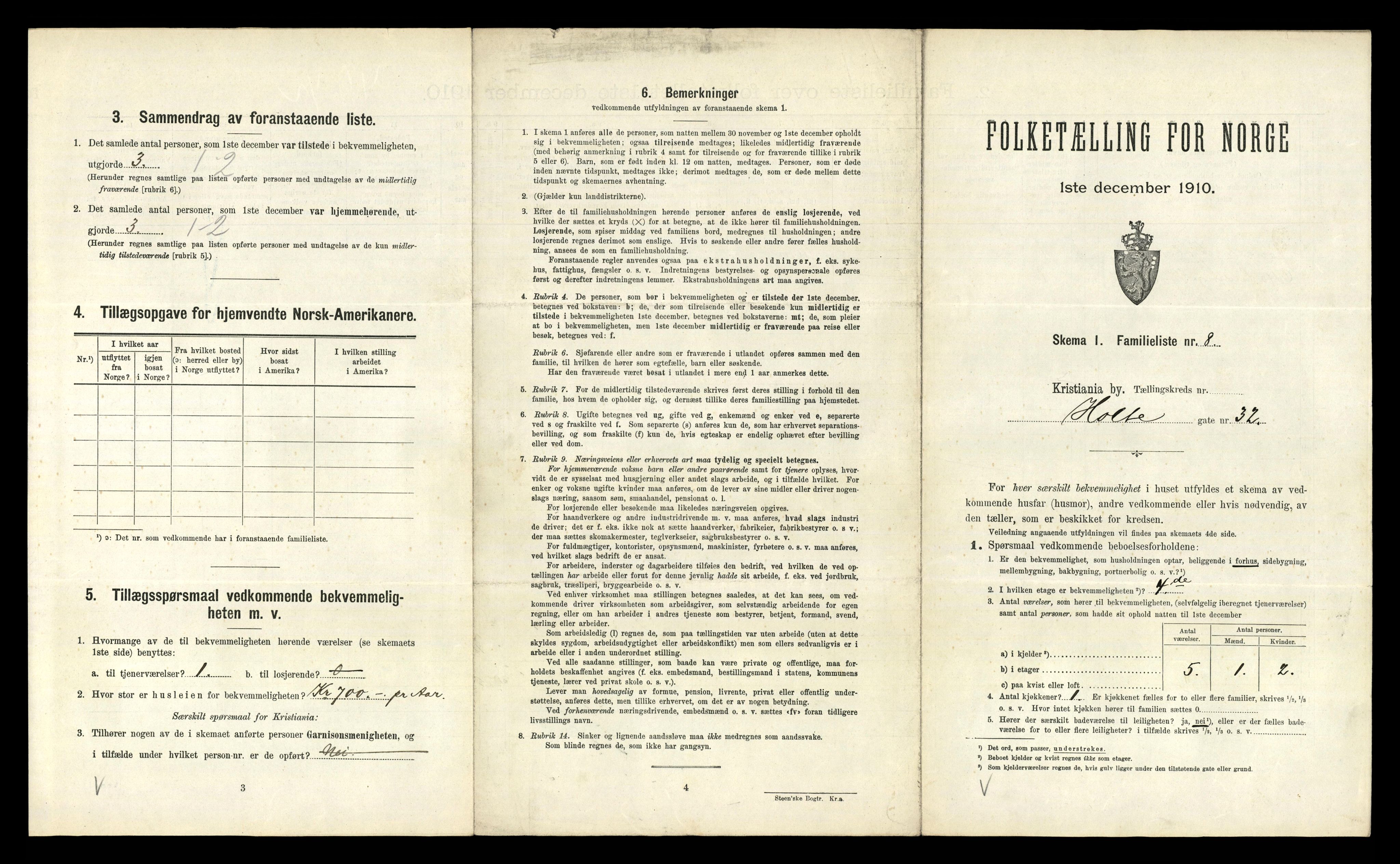 RA, 1910 census for Kristiania, 1910, p. 40501