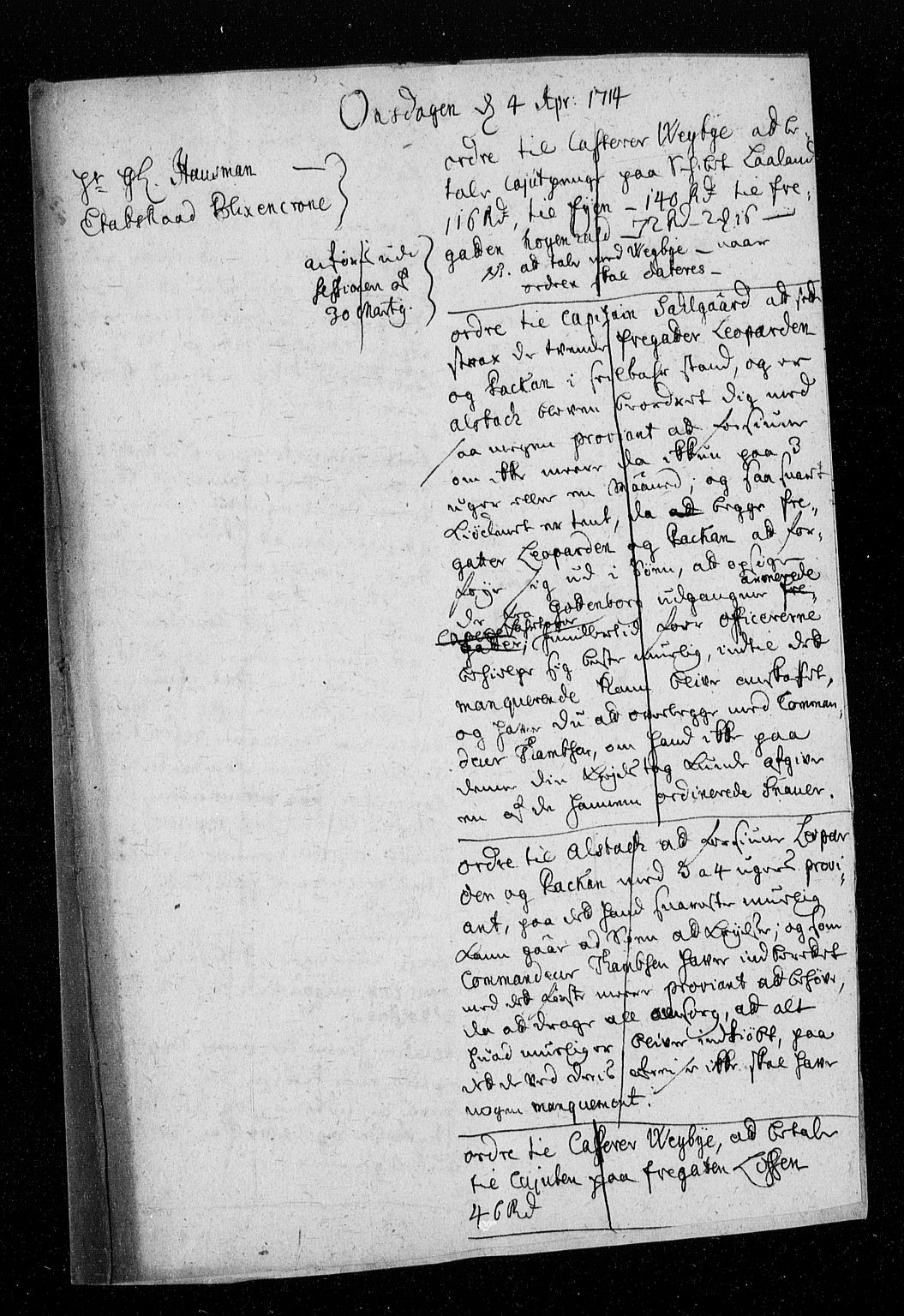 Stattholderembetet 1572-1771, AV/RA-EA-2870/Aa/L0006: Konsept til voteringsprotokoll, 1714-1715, p. 101
