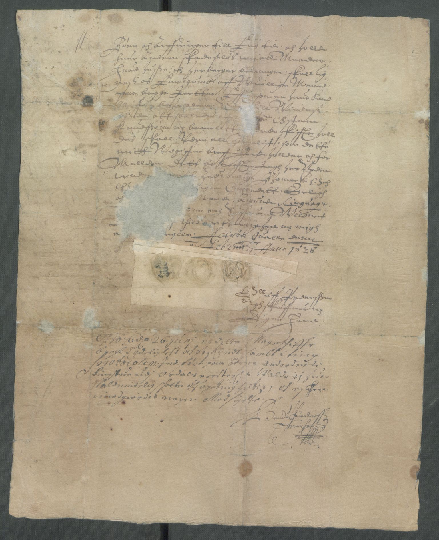 Riksarkivets diplomsamling, AV/RA-EA-5965/F02/L0137: Dokumenter, 1627-1628, p. 25