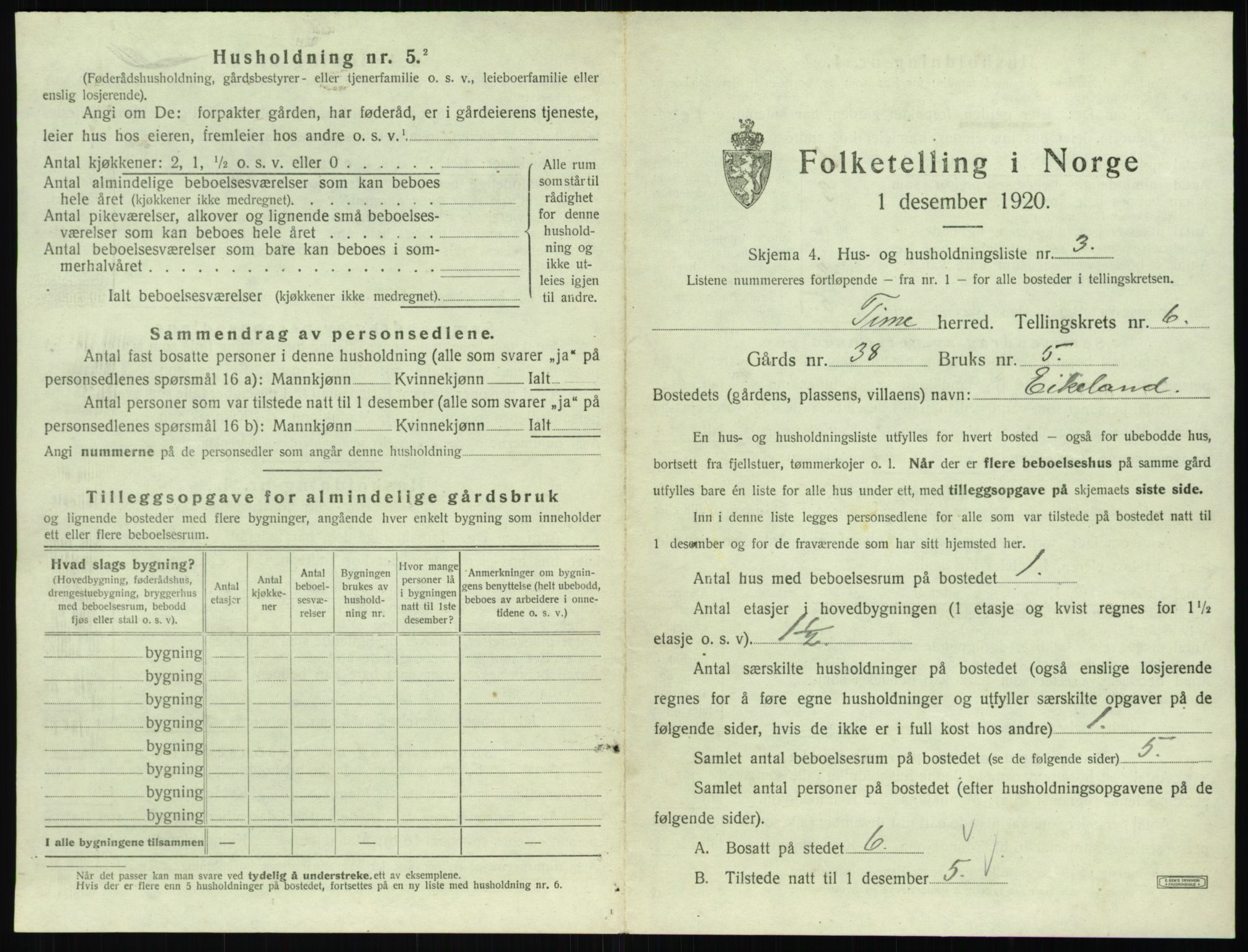 SAST, 1920 census for Time, 1920, p. 975