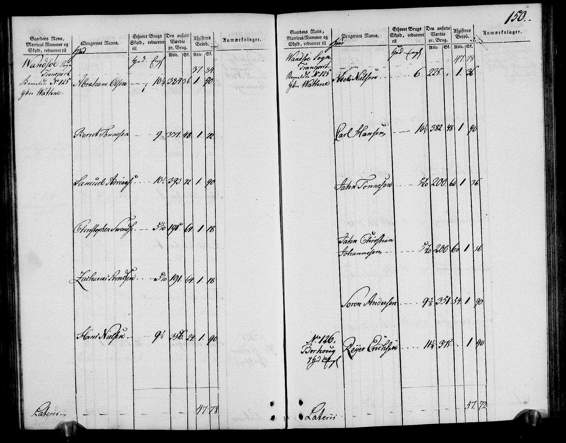 Rentekammeret inntil 1814, Realistisk ordnet avdeling, AV/RA-EA-4070/N/Ne/Nea/L0095: Lista fogderi. Oppebørselsregister, 1803-1804, p. 155