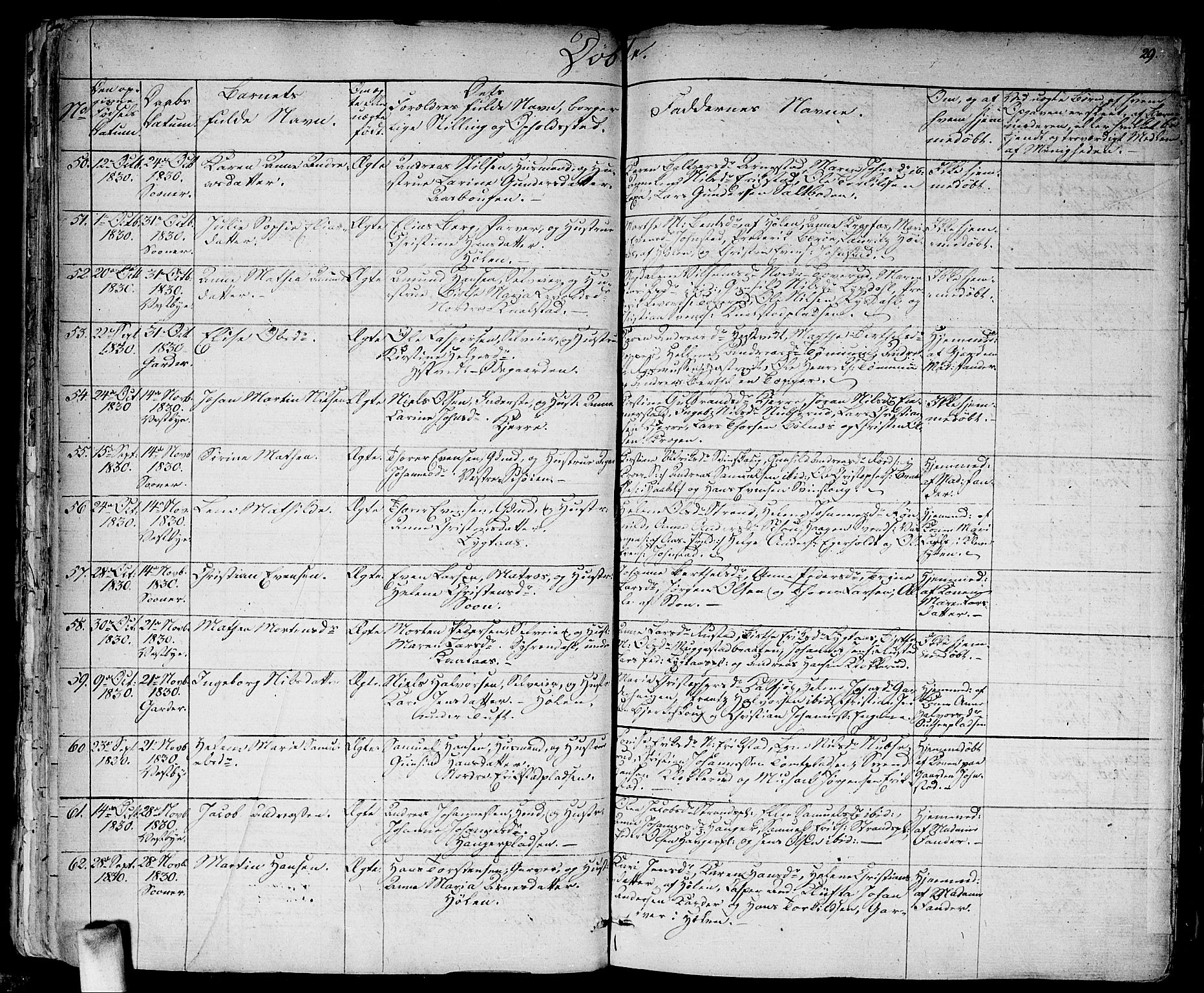 Vestby prestekontor Kirkebøker, AV/SAO-A-10893/F/Fa/L0006: Parish register (official) no. I 6, 1827-1849, p. 29