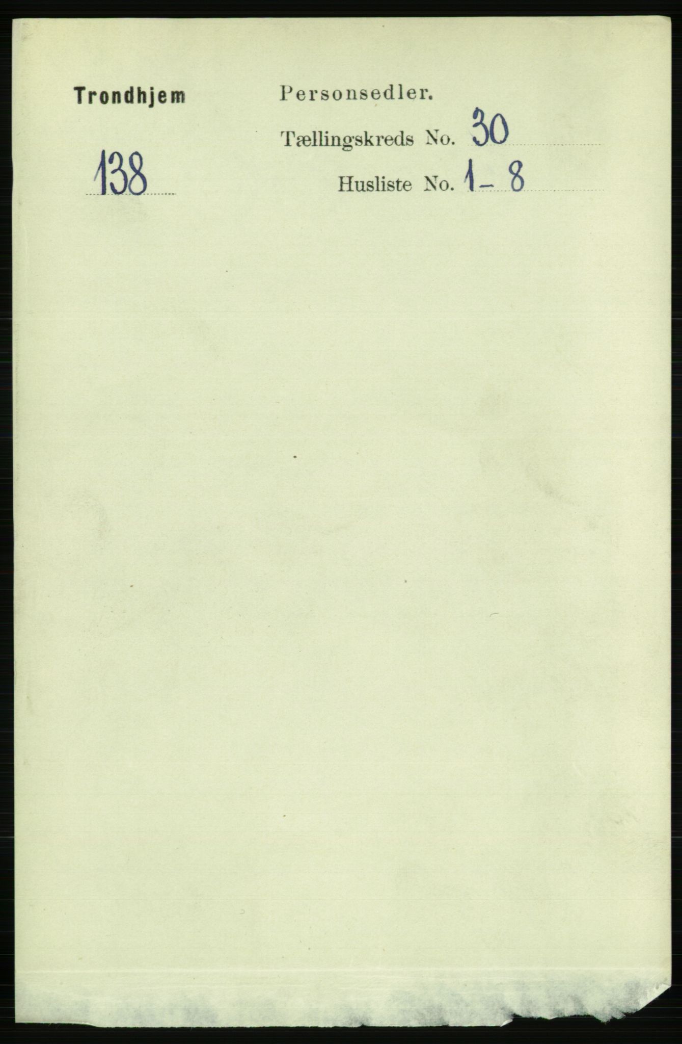 RA, 1891 census for 1601 Trondheim, 1891, p. 22223