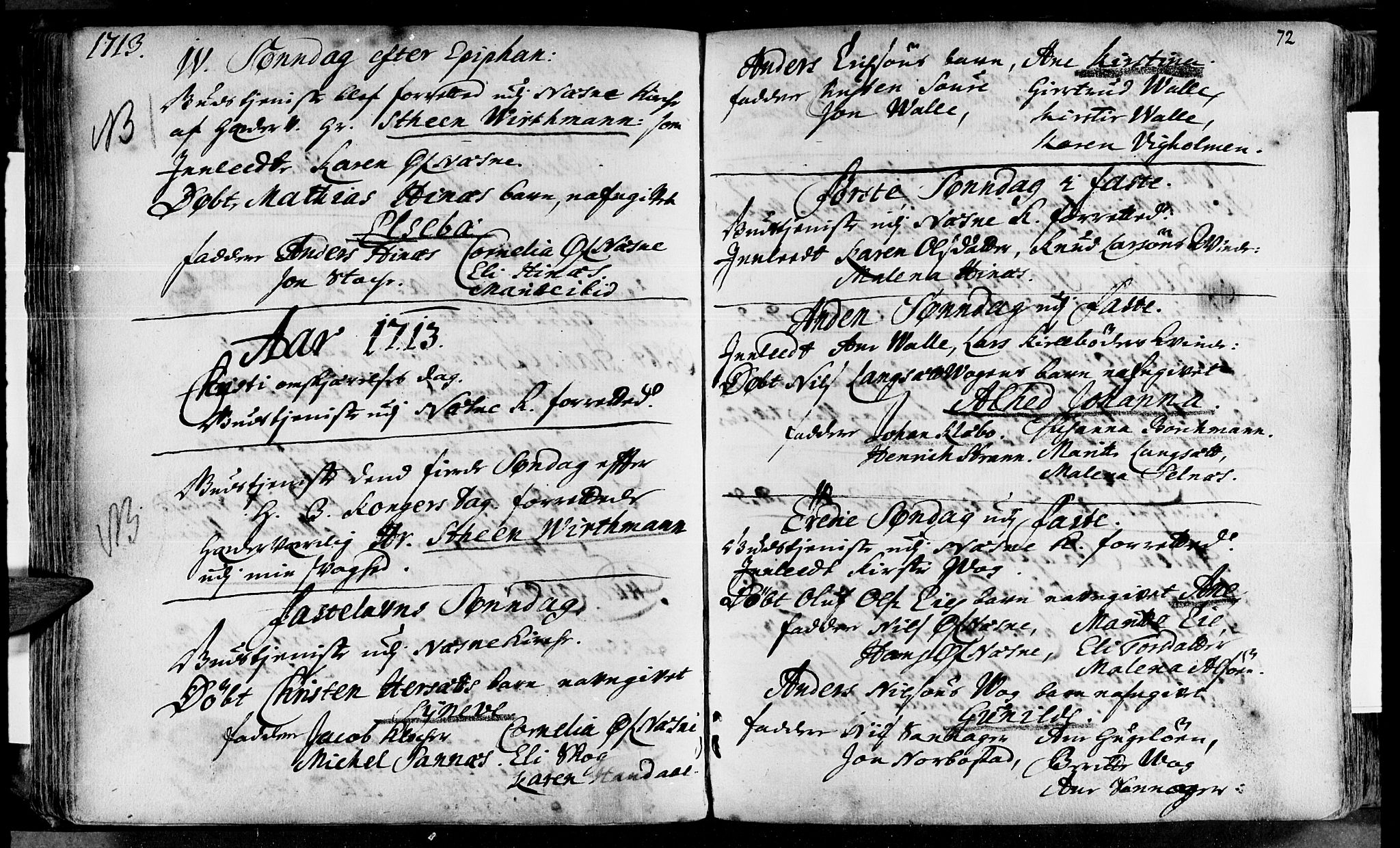 Ministerialprotokoller, klokkerbøker og fødselsregistre - Nordland, SAT/A-1459/838/L0542: Parish register (official) no. 838A01, 1704-1737, p. 72
