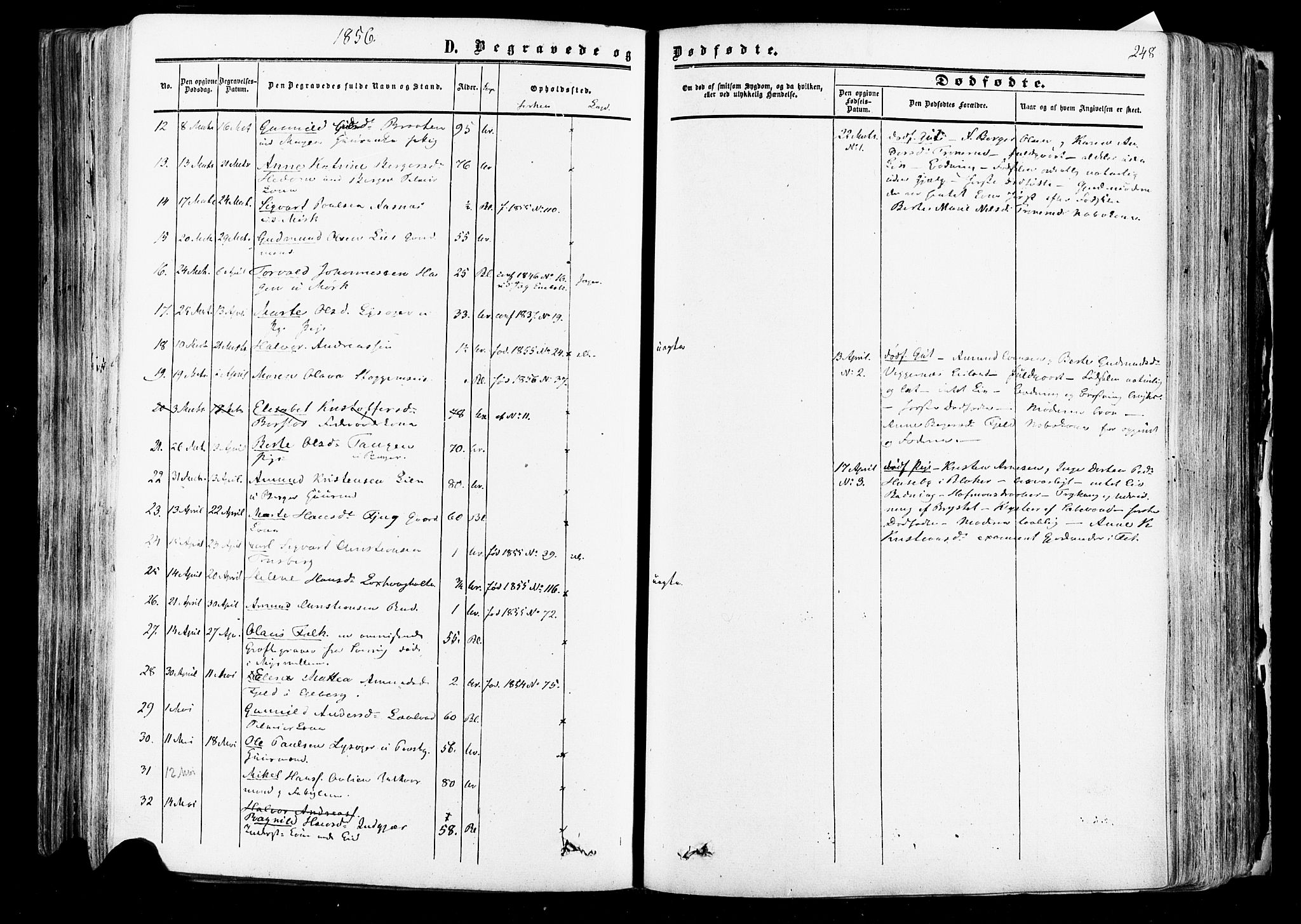 Aurskog prestekontor Kirkebøker, AV/SAO-A-10304a/F/Fa/L0007: Parish register (official) no. I 7, 1854-1877, p. 248