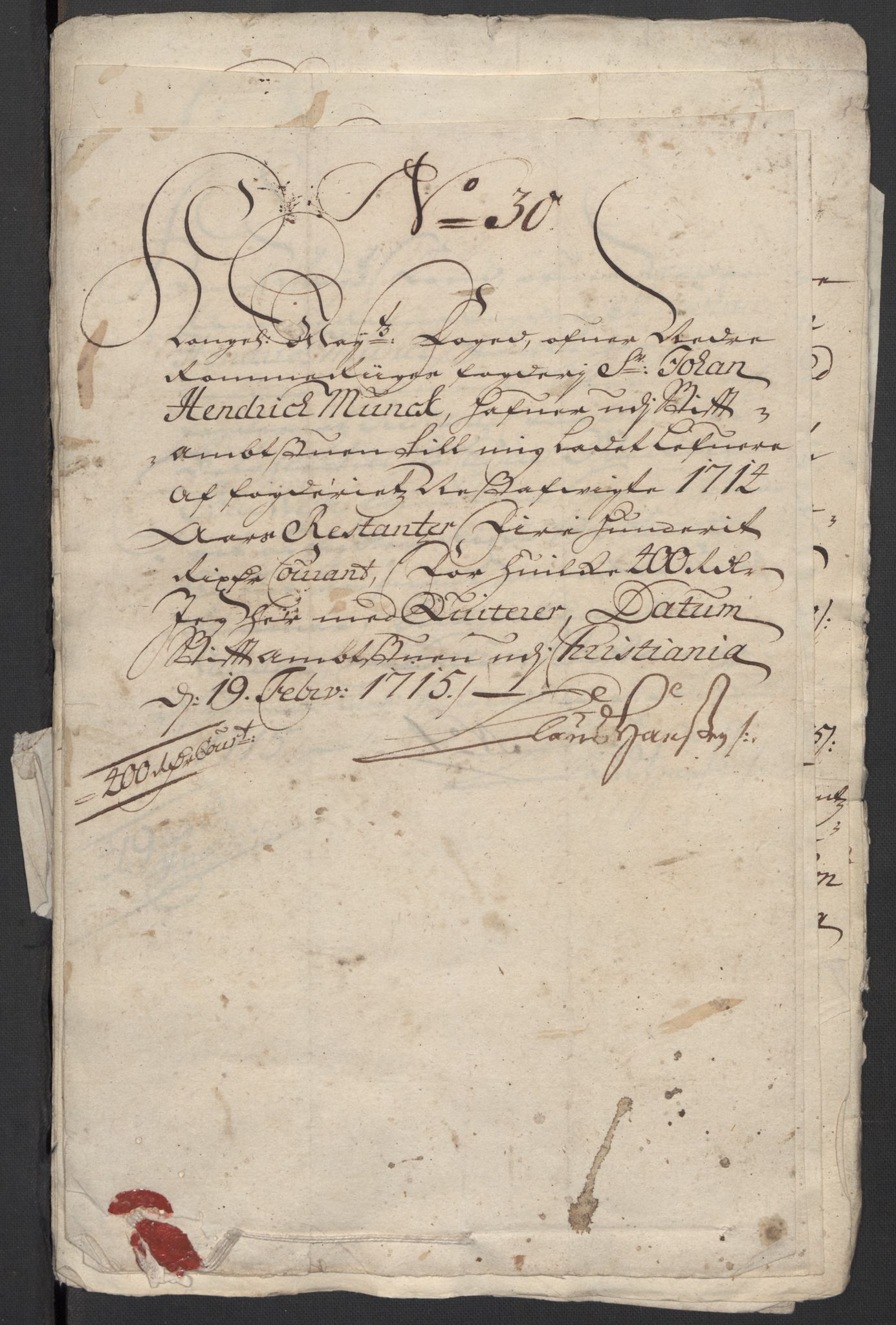 Rentekammeret inntil 1814, Reviderte regnskaper, Fogderegnskap, AV/RA-EA-4092/R11/L0597: Fogderegnskap Nedre Romerike, 1715, p. 267