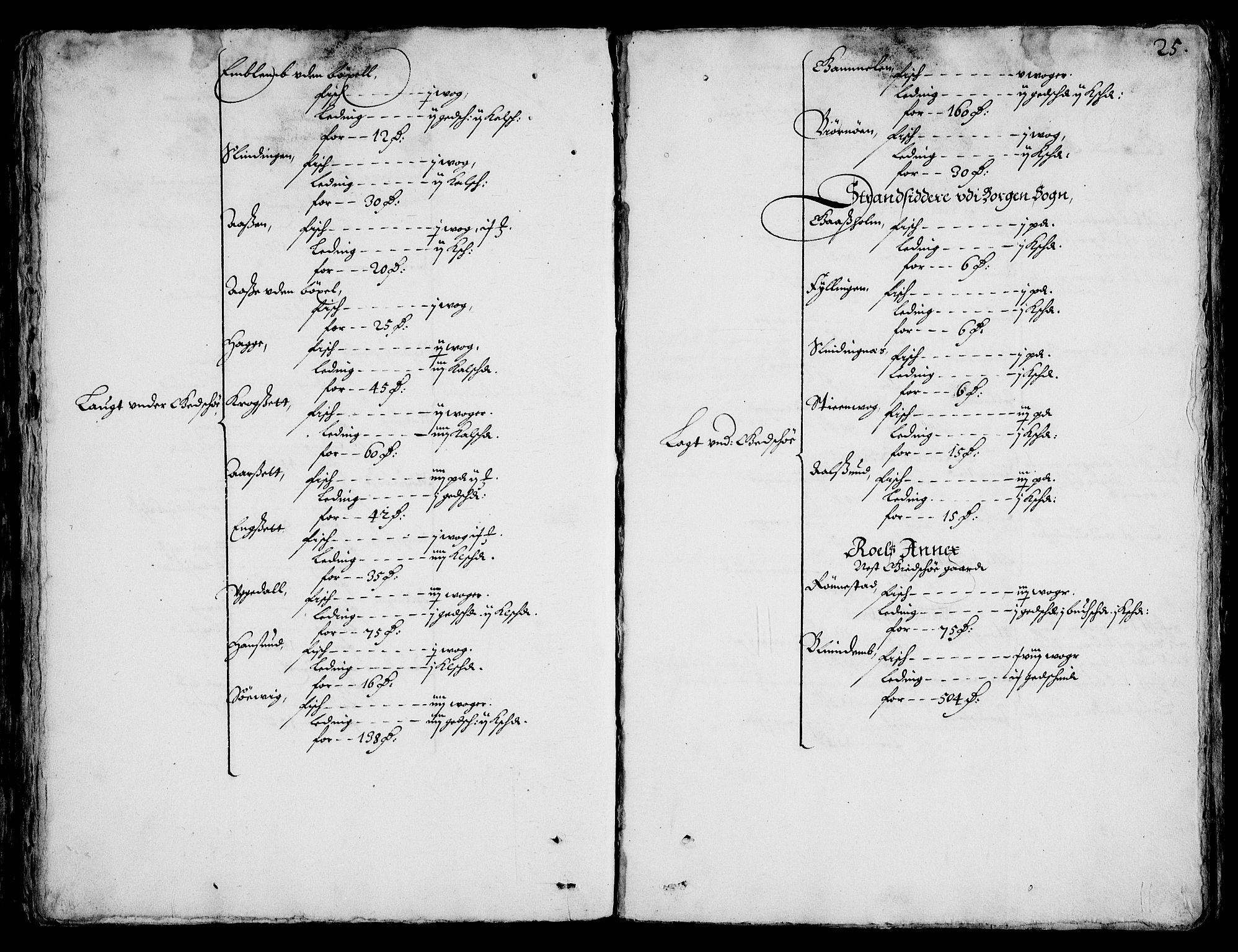 Rentekammeret inntil 1814, Realistisk ordnet avdeling, AV/RA-EA-4070/On/L0001/0002: Statens gods / [Jj 2]: Jordebok og forklaring over atkomstene til Hannibal Sehesteds gods, 1651, p. 1024b-1025a