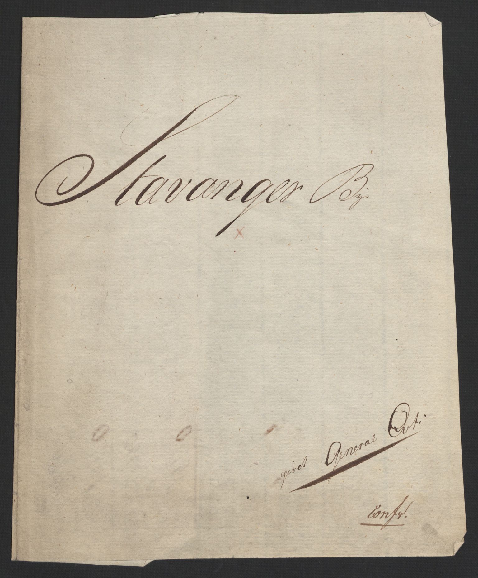 NOBA, Sølvskatten 1816, A/L0033: Bind 35: Stavanger, 1816-1820, p. 8