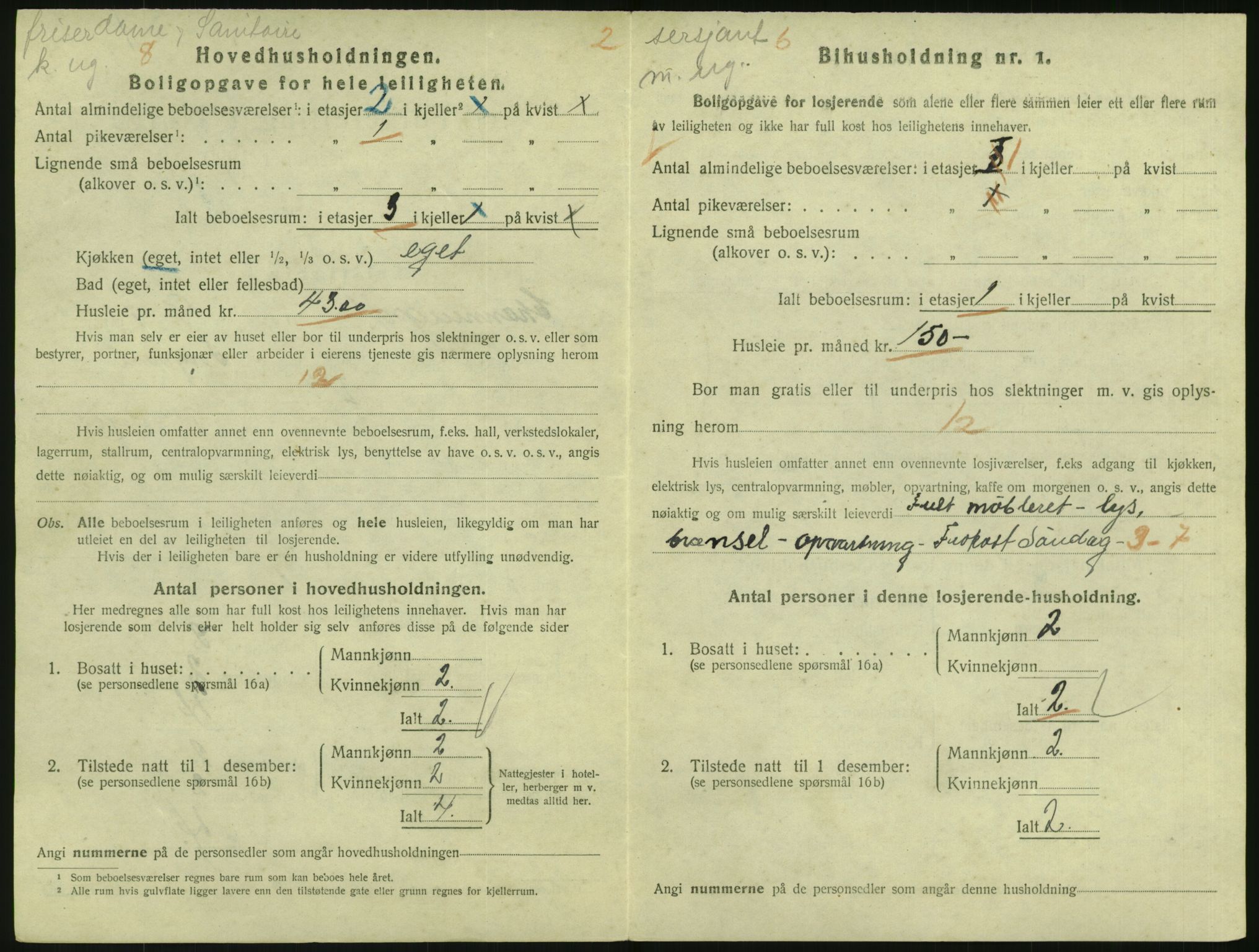 SAO, 1920 census for Kristiania, 1920, p. 93602