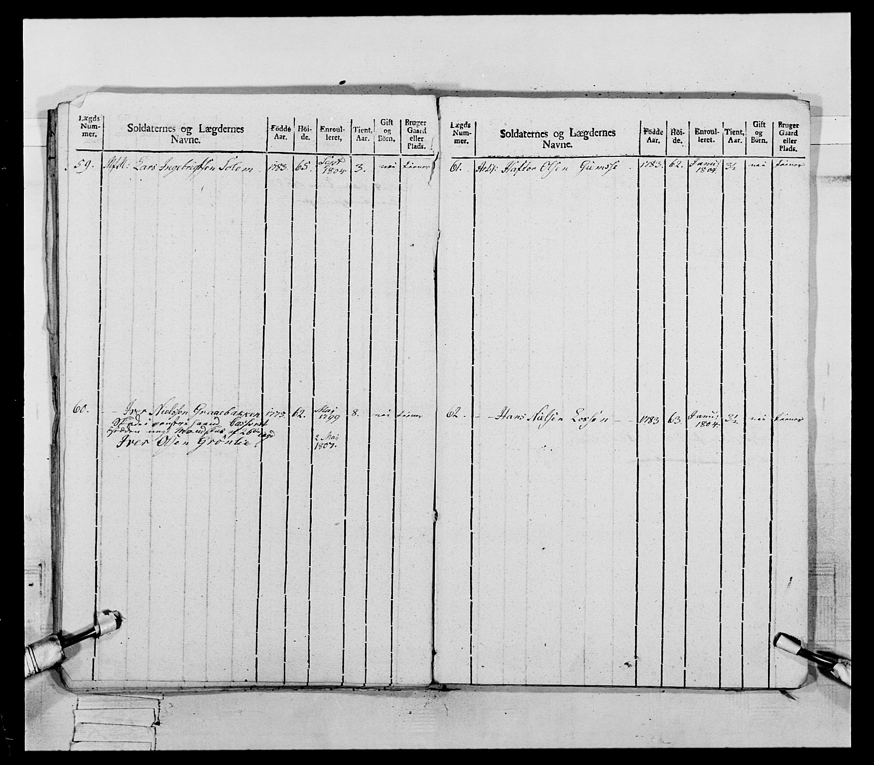 Generalitets- og kommissariatskollegiet, Det kongelige norske kommissariatskollegium, AV/RA-EA-5420/E/Eh/L0075b: 1. Trondheimske nasjonale infanteriregiment, 1807, p. 249