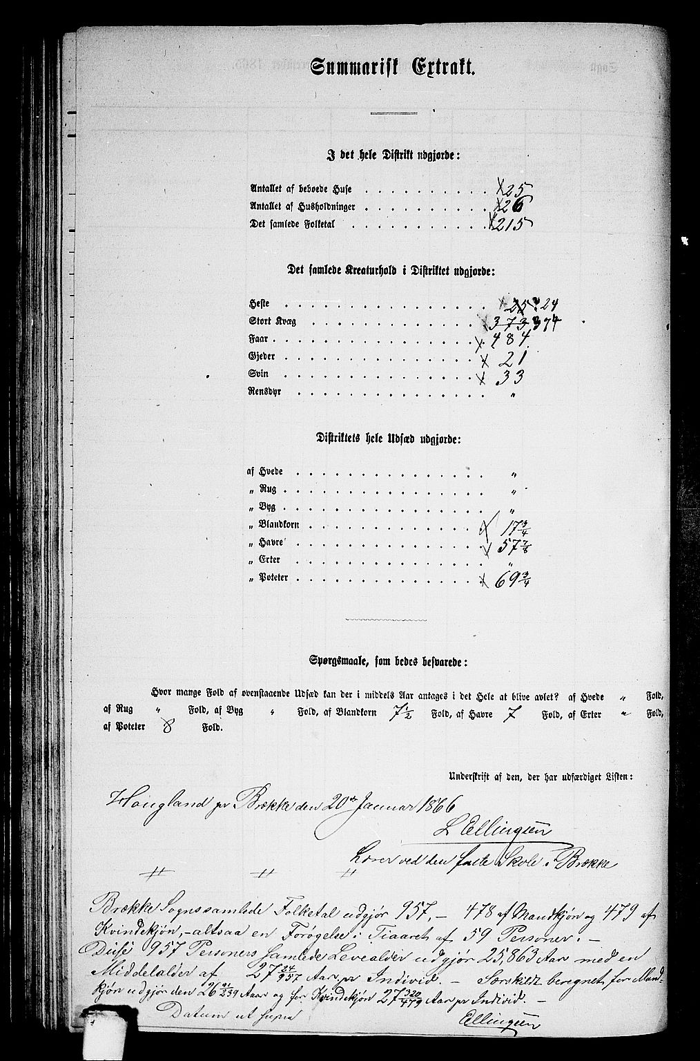 RA, 1865 census for Lavik, 1865, p. 106