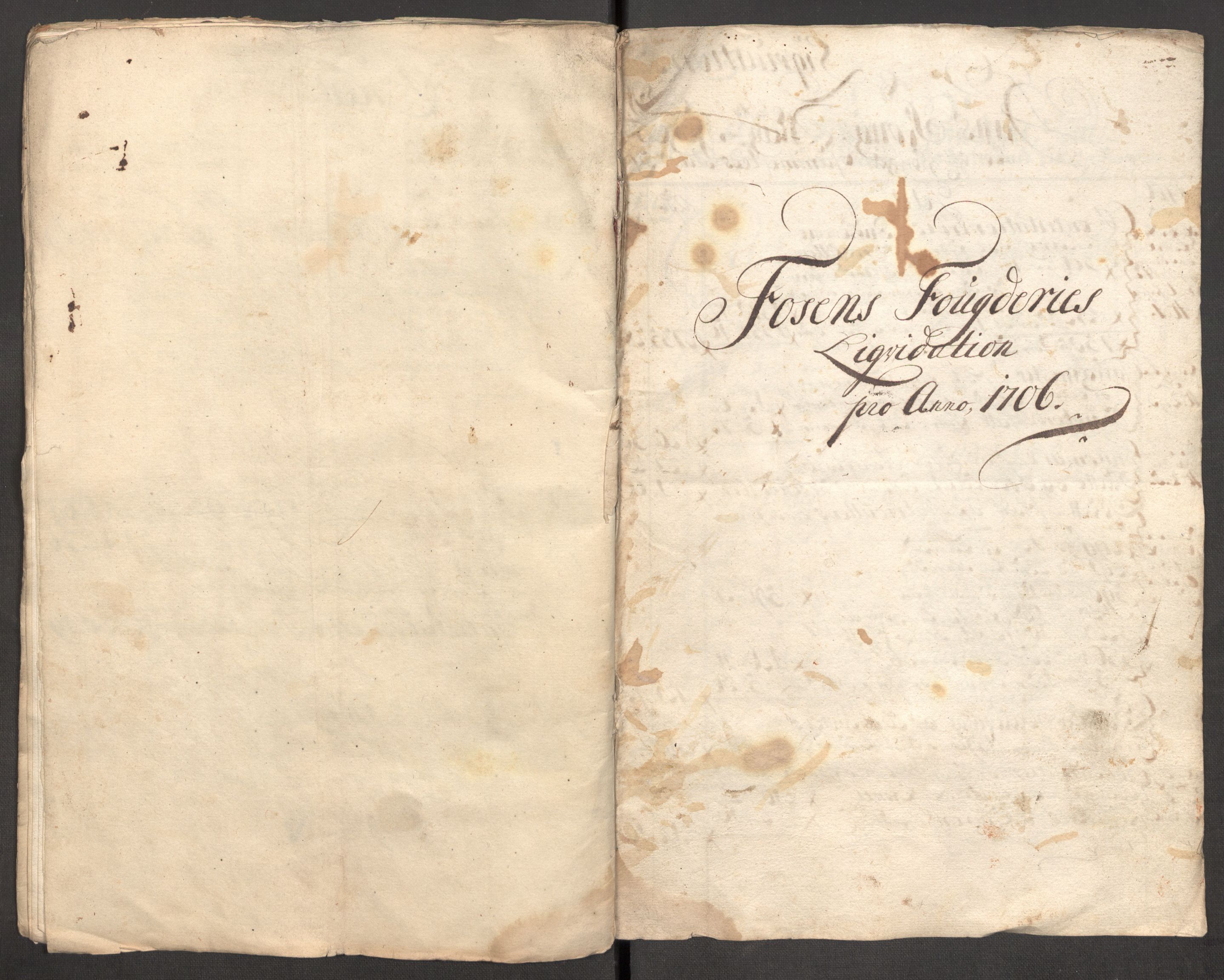 Rentekammeret inntil 1814, Reviderte regnskaper, Fogderegnskap, AV/RA-EA-4092/R57/L3857: Fogderegnskap Fosen, 1706-1707, p. 15